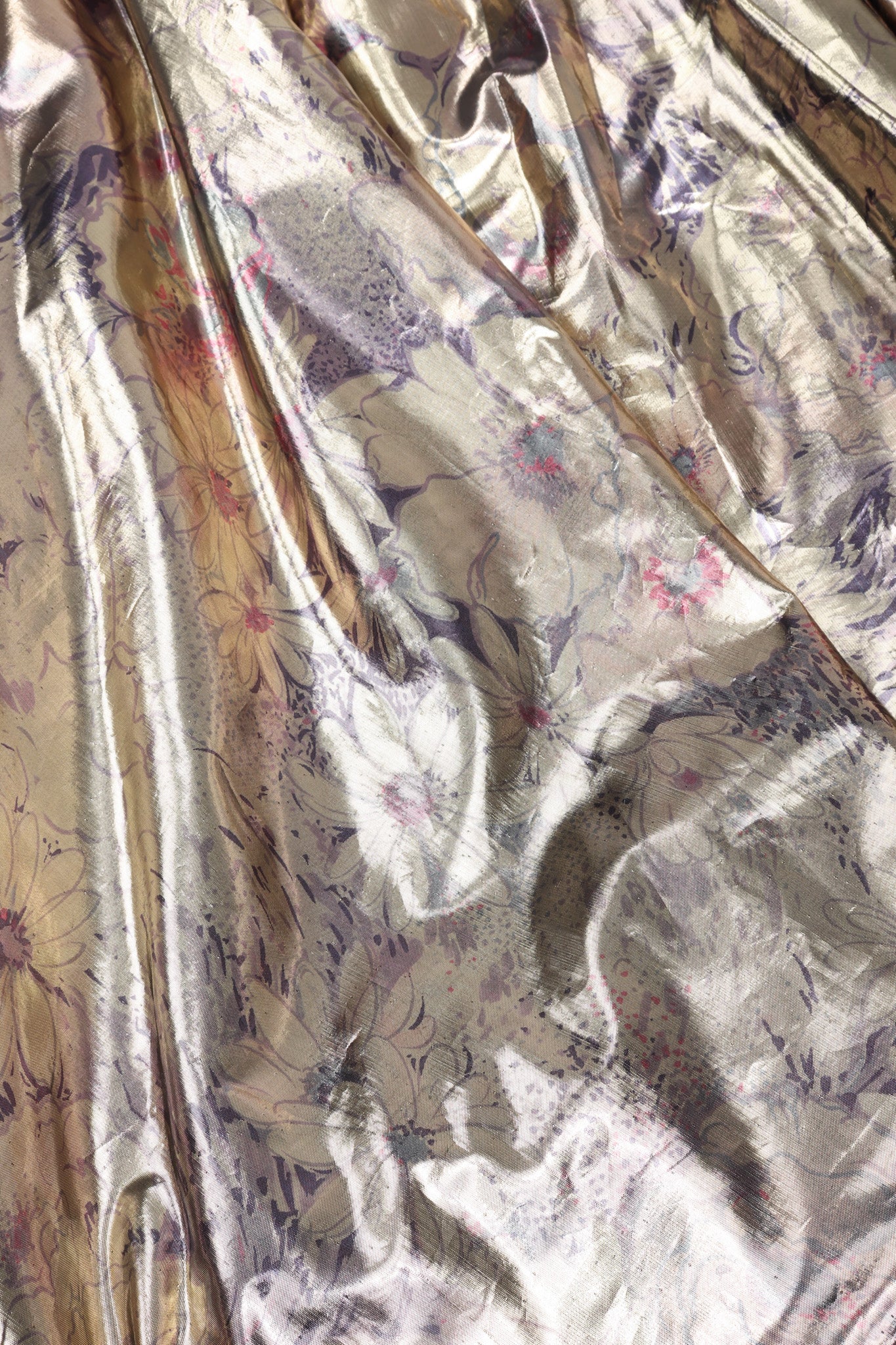 Ruched Liquid Gold Gown - Image 12