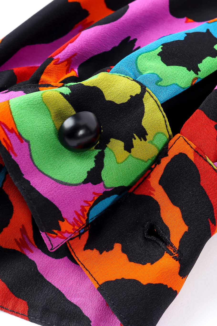 Ruched Neon Leopard Dress - Image 7