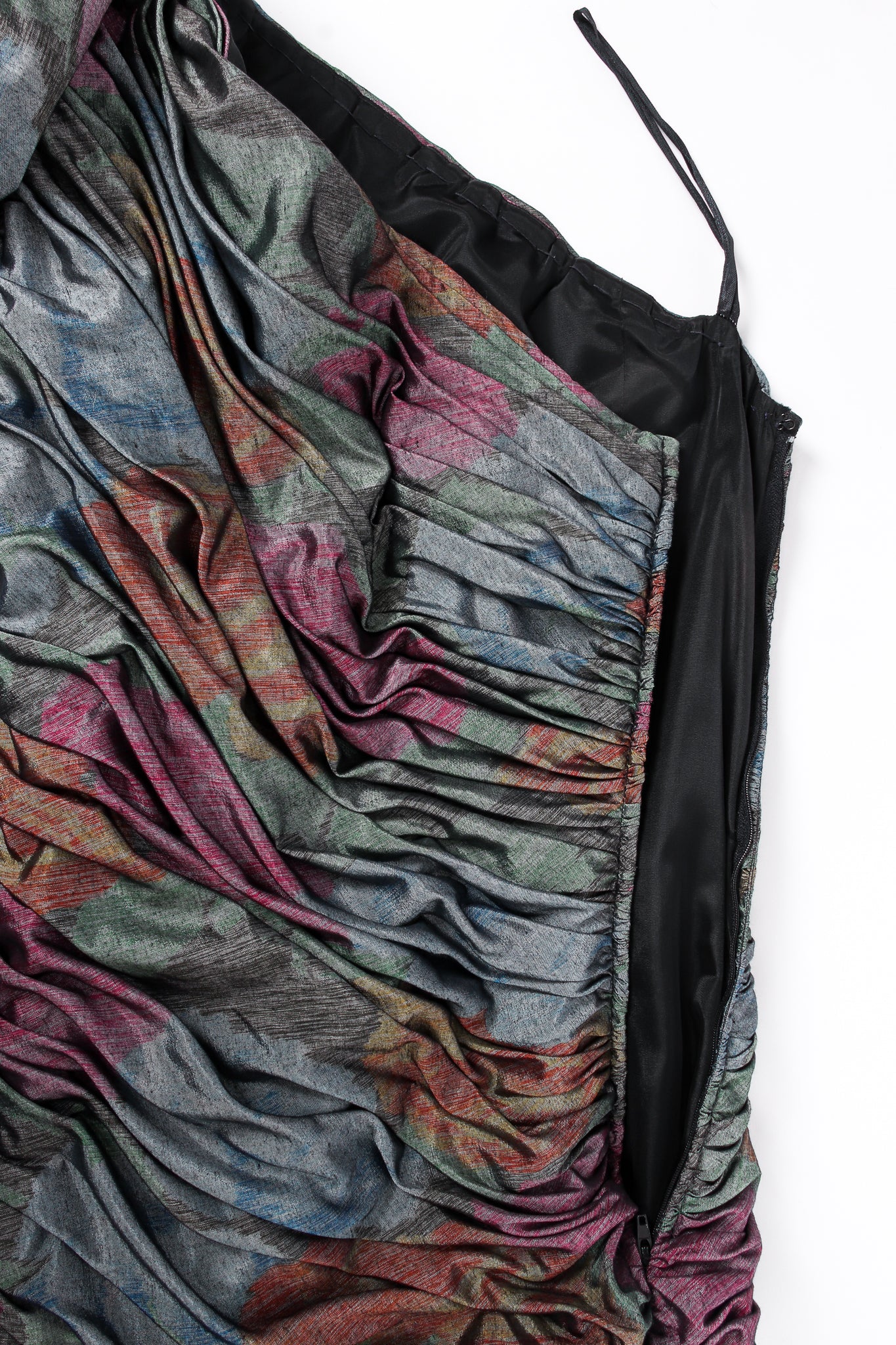 Ruched One-Shoulder Bubble Gown - Image 11