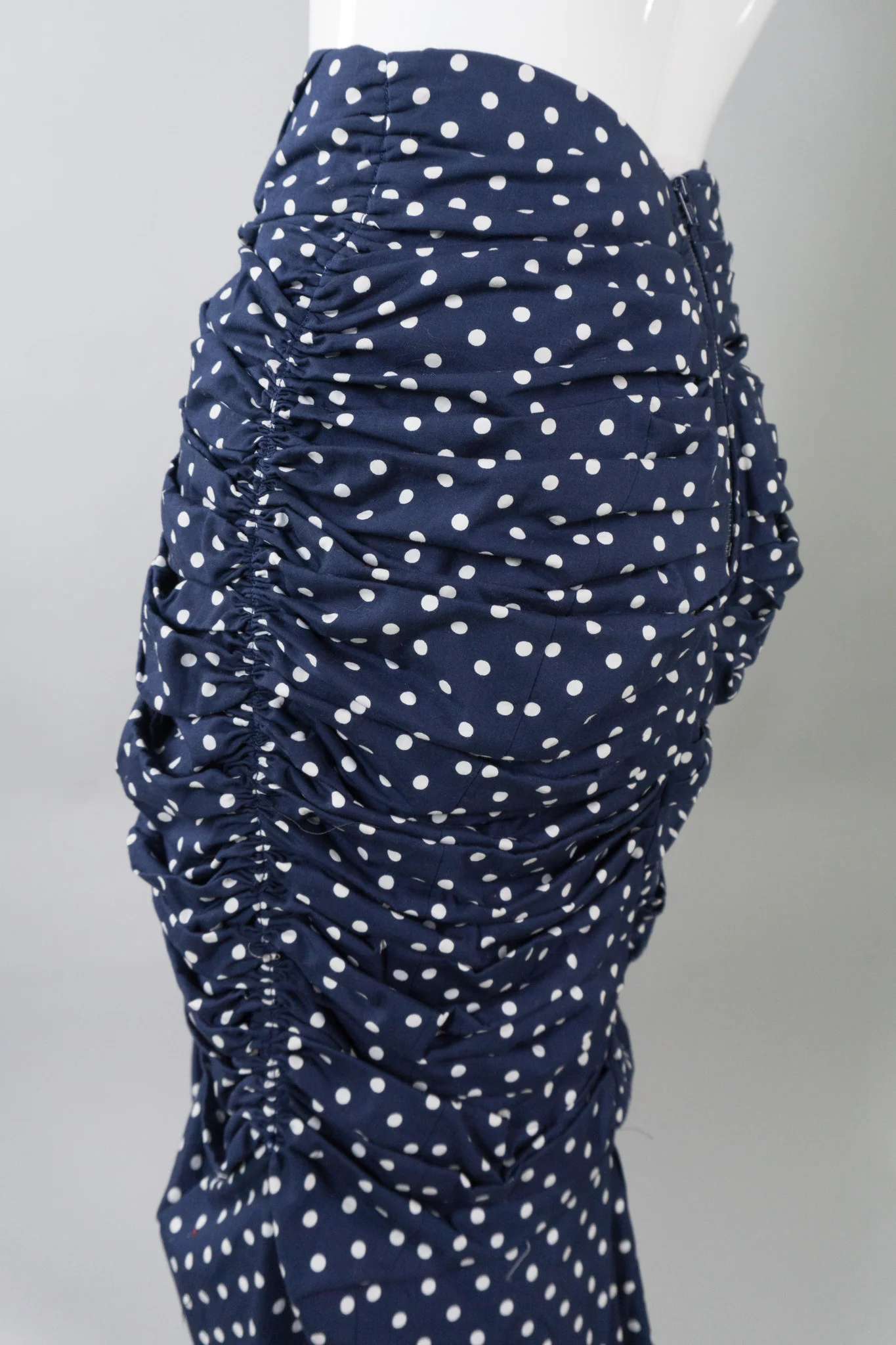 Ruched Pleat Dot Skirt - Image 10