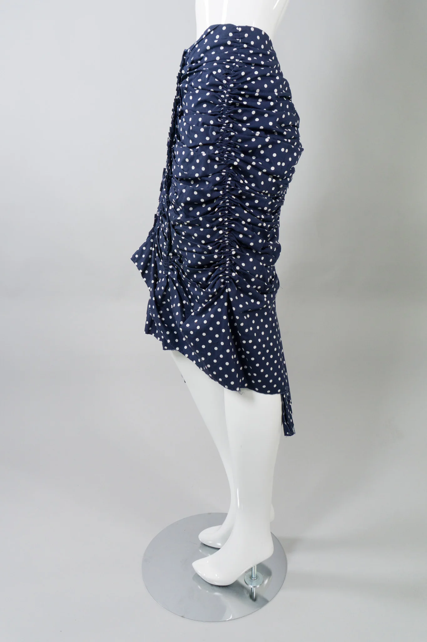 Ruched Pleat Dot Skirt - Image 5