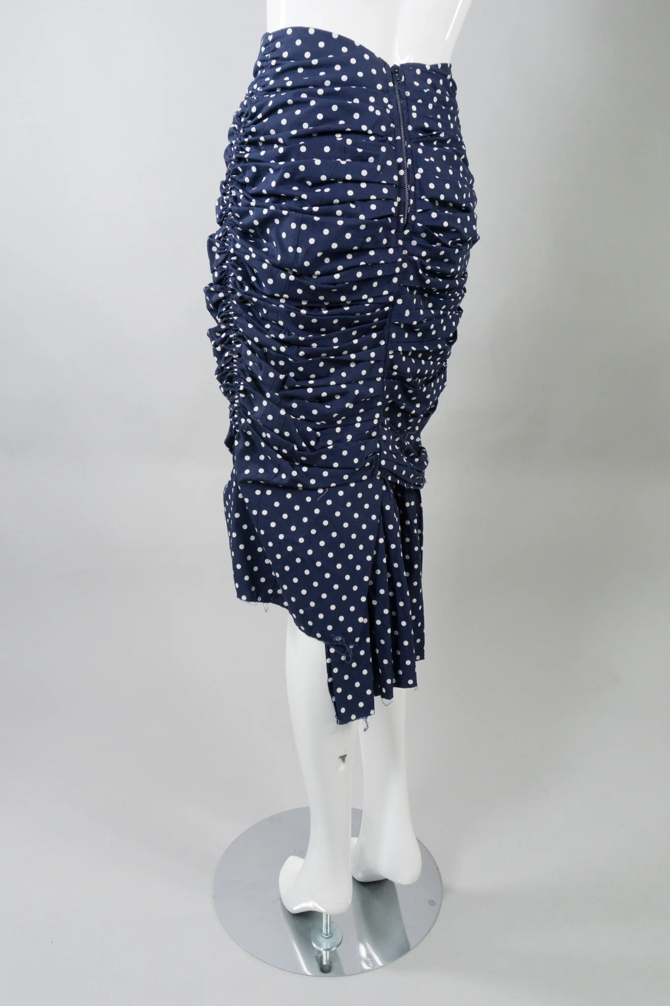 Ruched Pleat Dot Skirt - Image 6