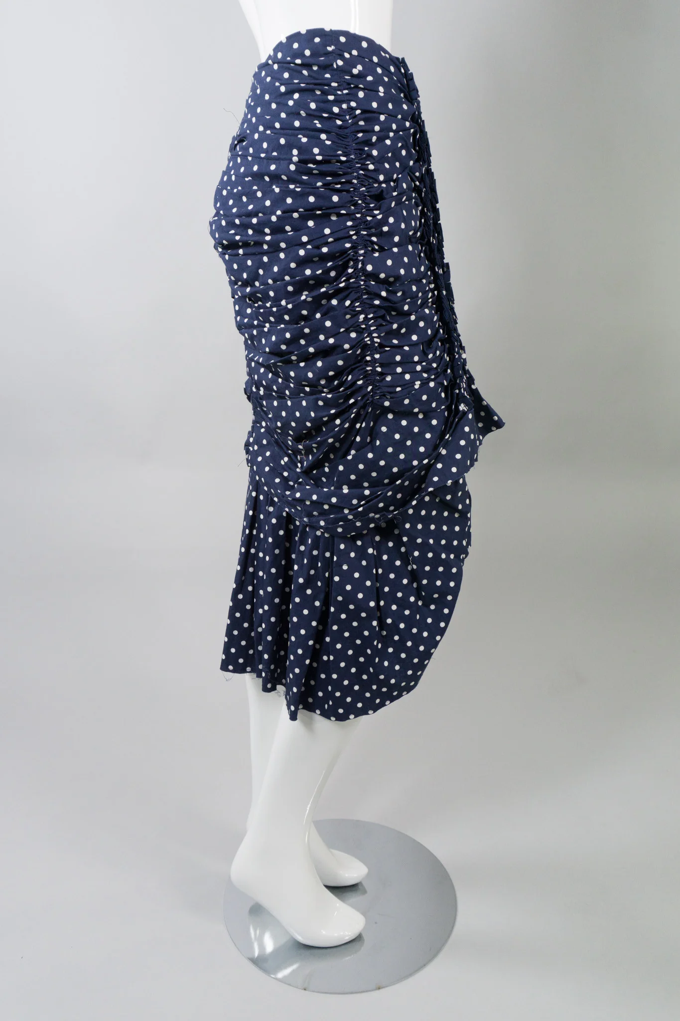 Ruched Pleat Dot Skirt - Image 9