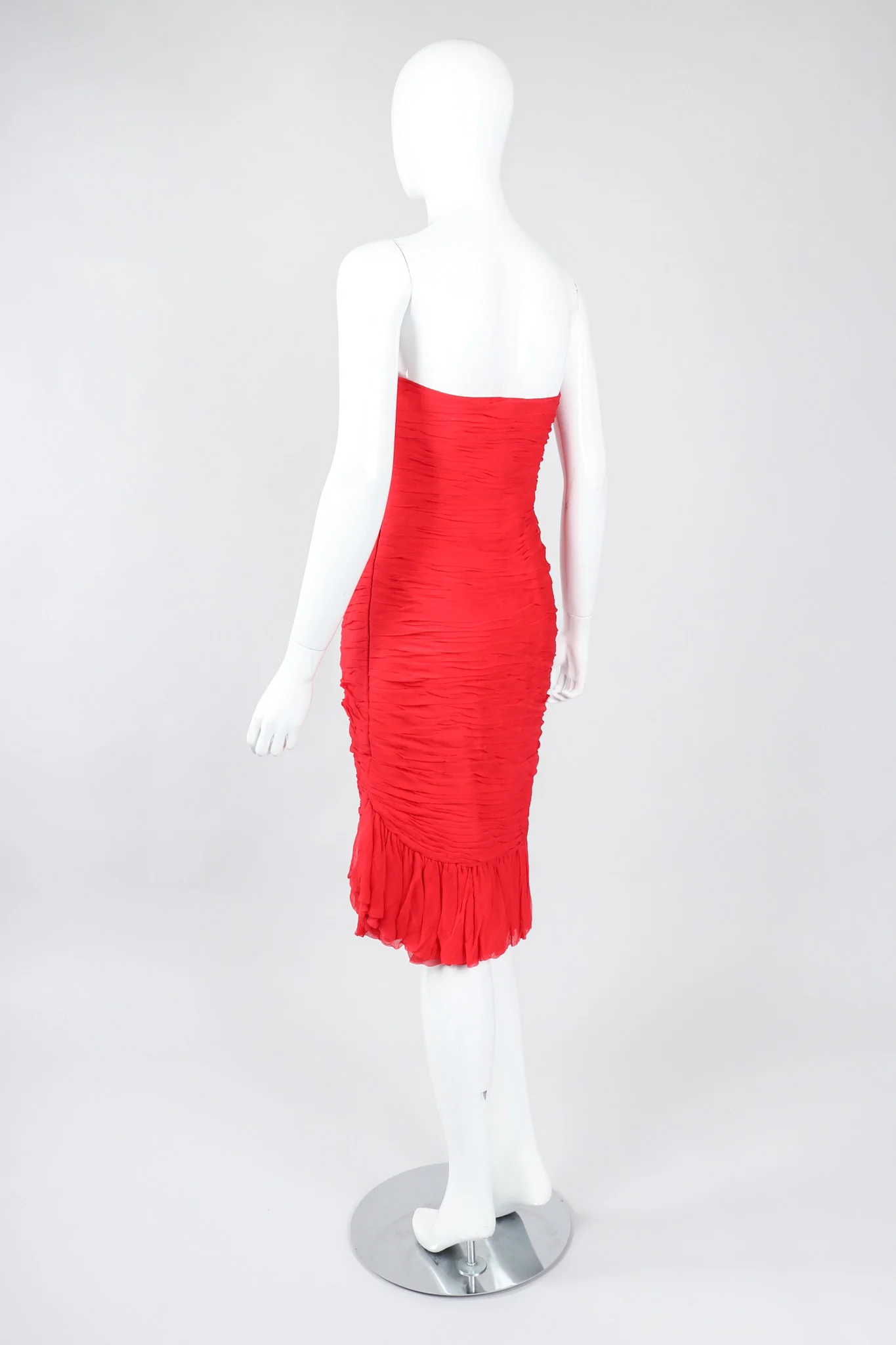 Ruched Sweetheart Strapless Dress - Image 5