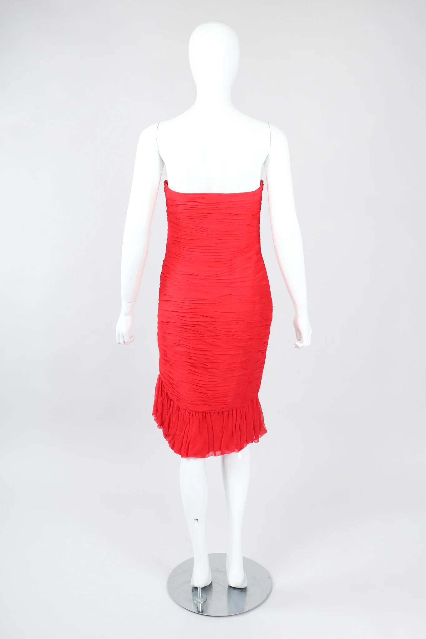 Ruched Sweetheart Strapless Dress - Image 6