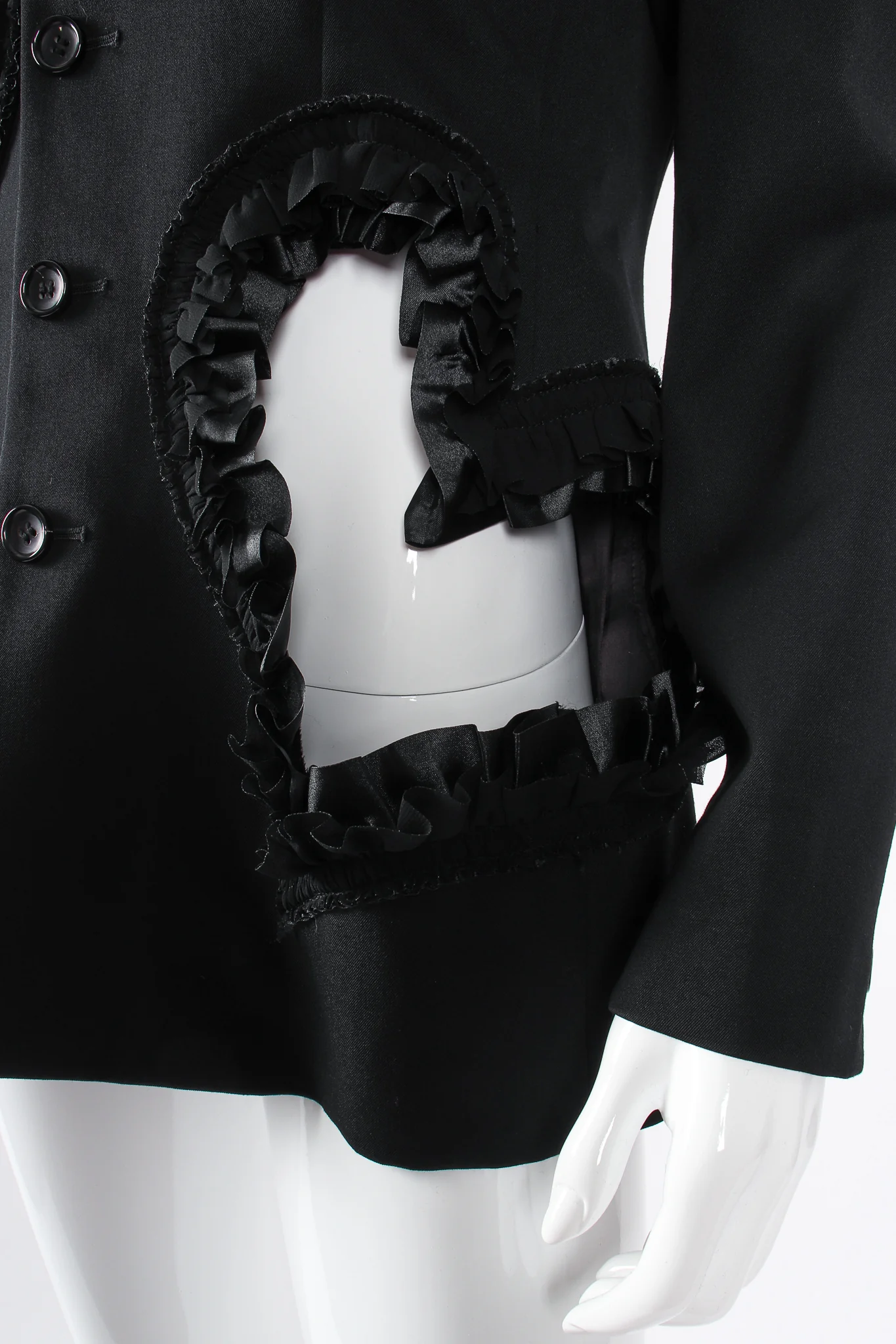 2008 Ruffle Heart Cutout Jacket - Image 5