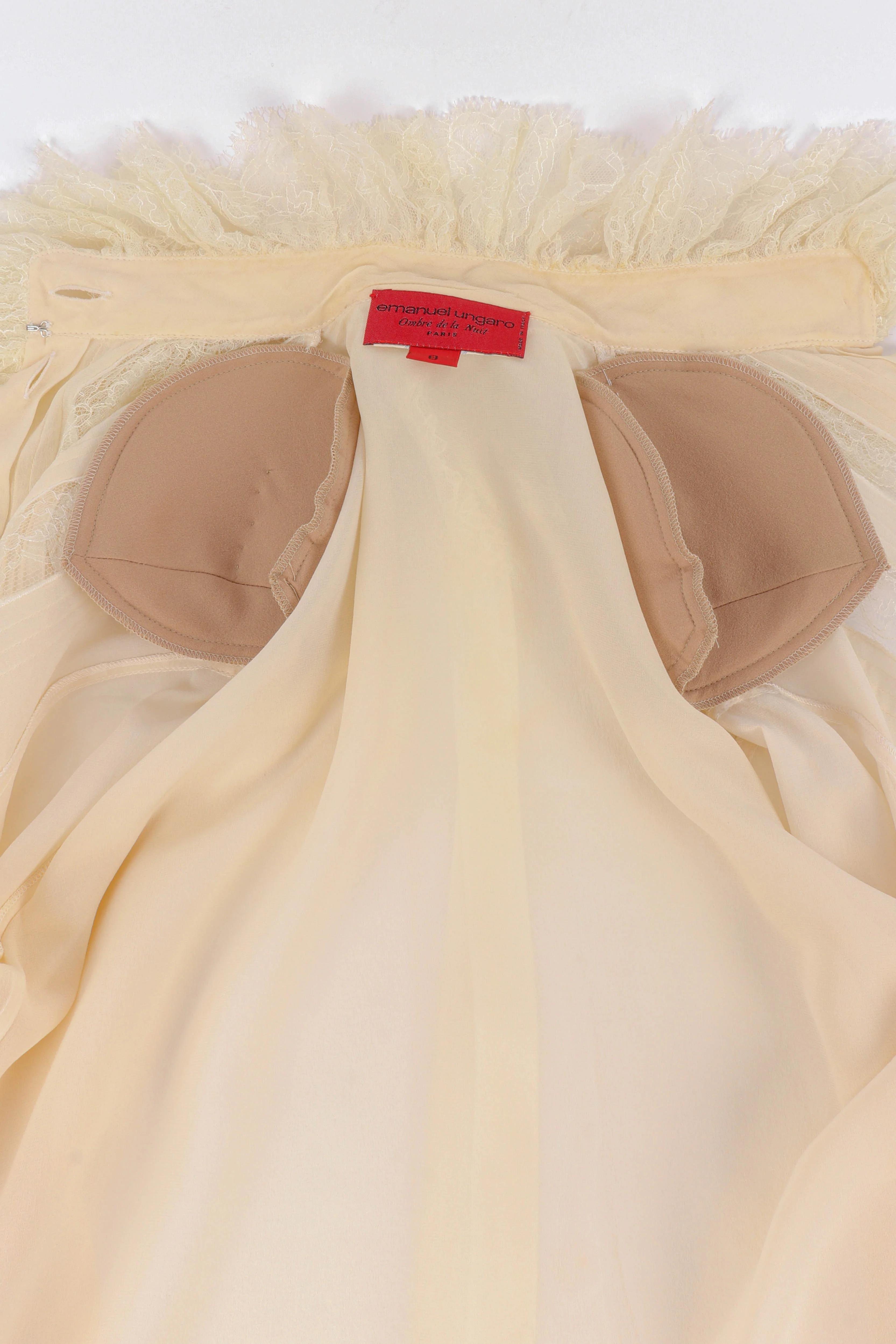 Ruffle Lace Silk Blouse - Image 7