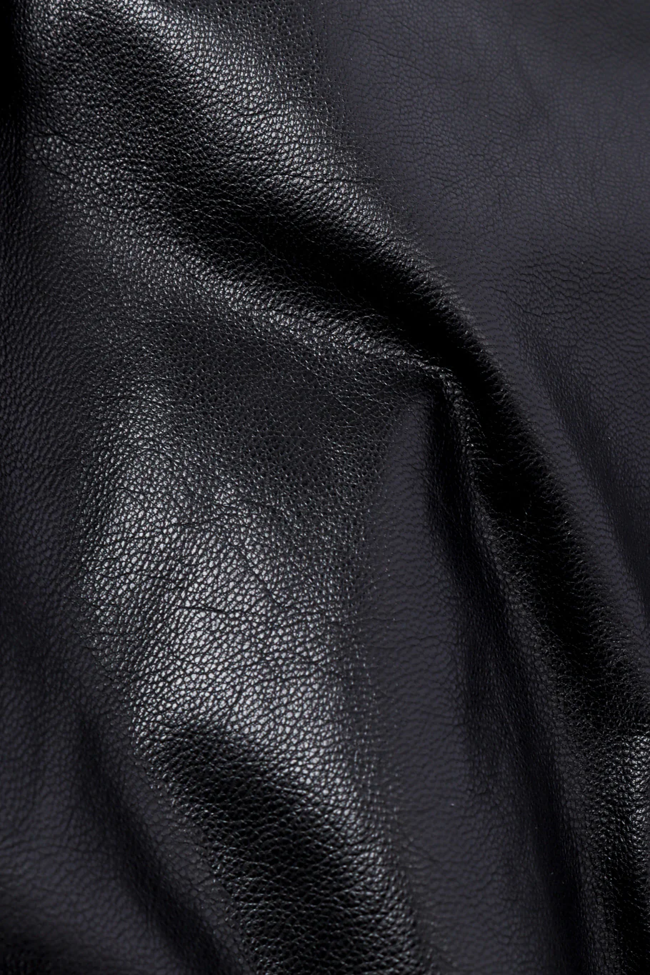 Ruffle Leather Zip-Up Jacket - Image 9