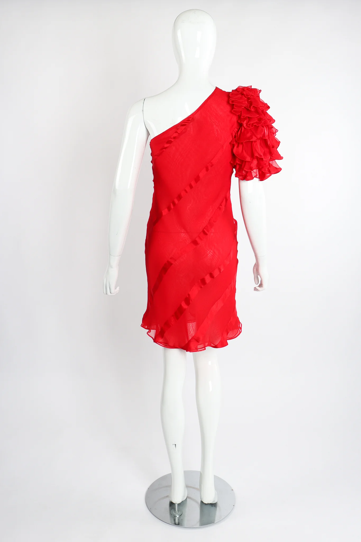 Ruffle Sleeve Dance Dress - Image 10