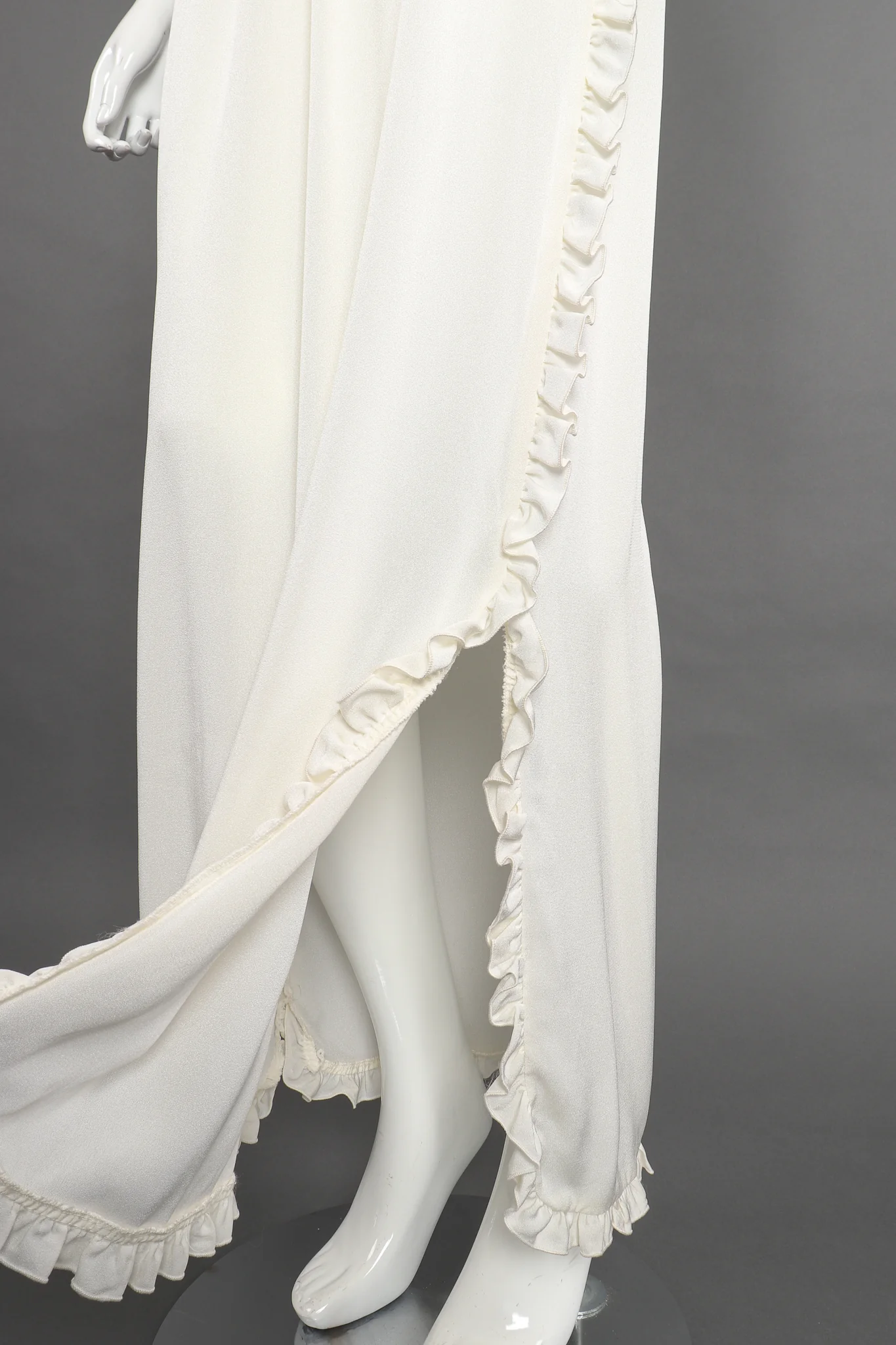 Ruffle Wrap Halter Dress - Image 13