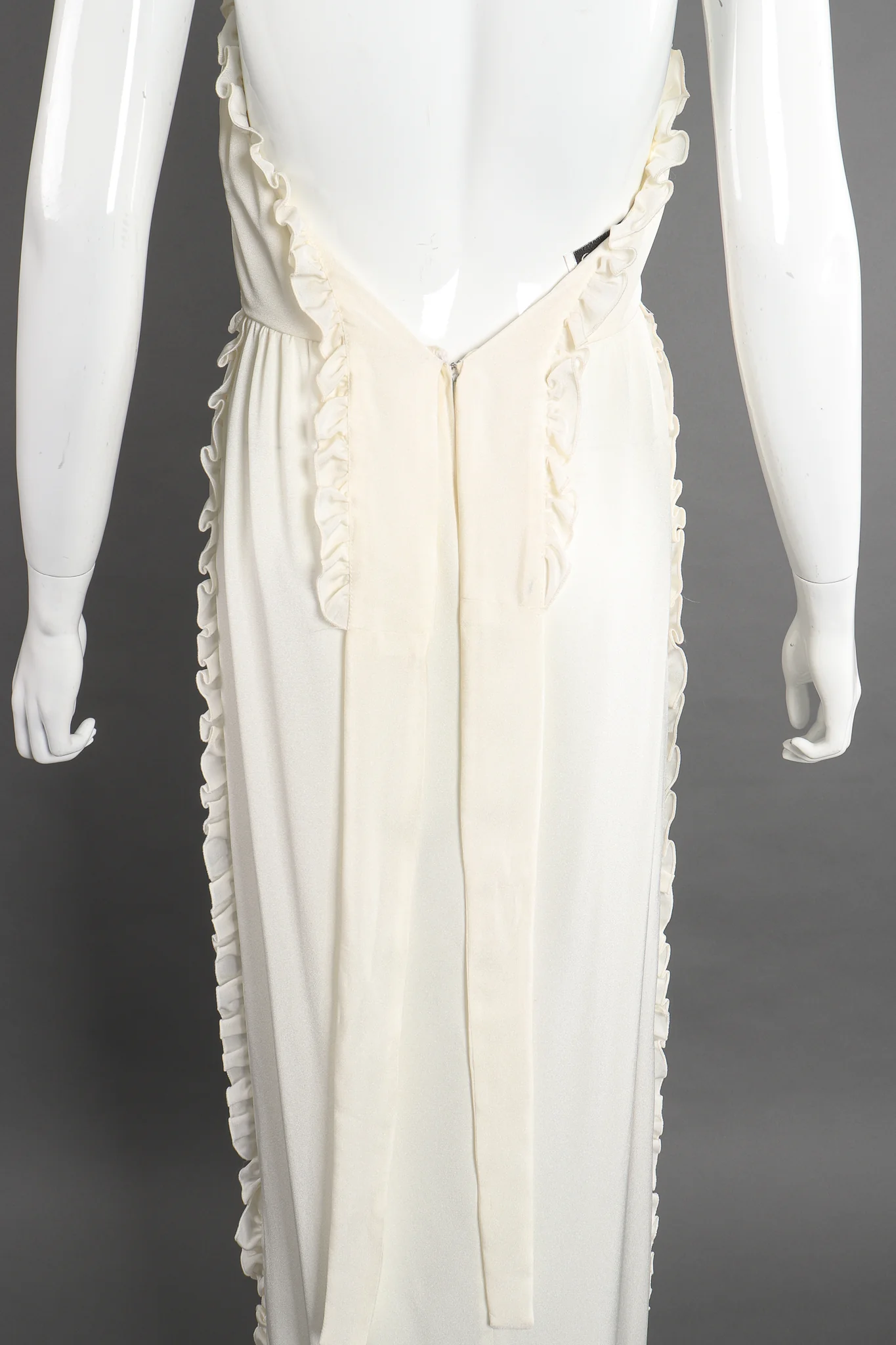 Ruffle Wrap Halter Dress - Image 14