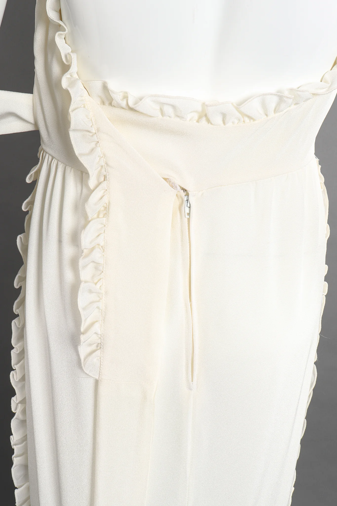 Ruffle Wrap Halter Dress - Image 15
