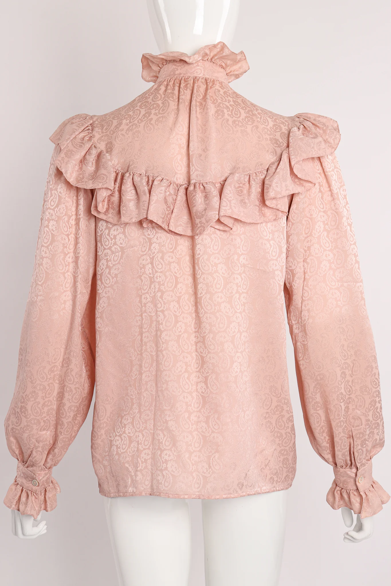 Yoke Ruffle Blouse - Image 6