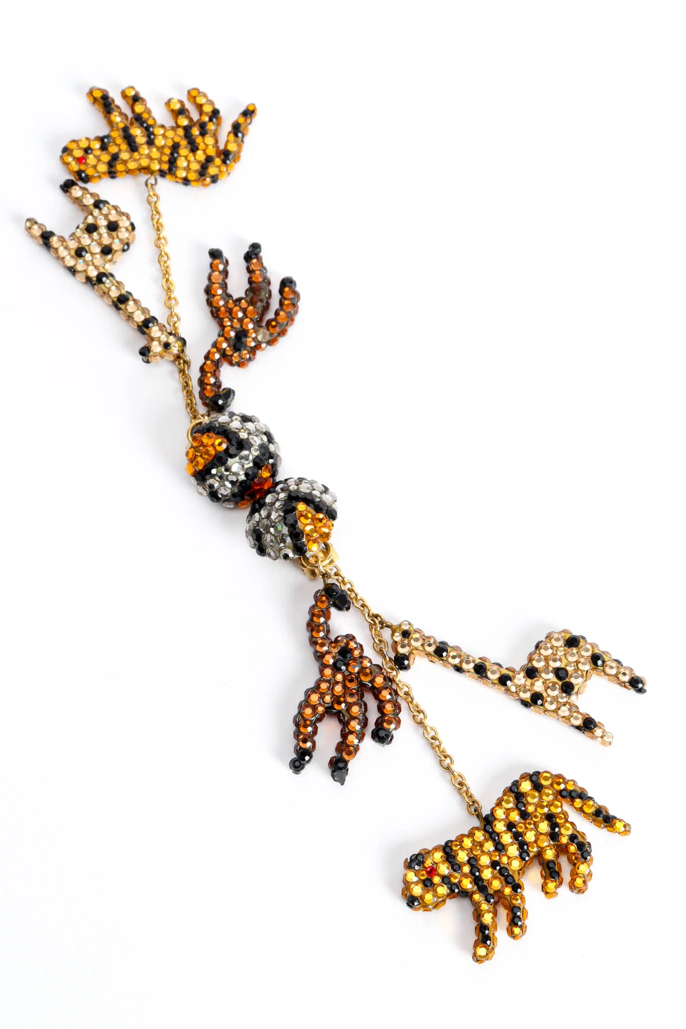 Safari Animal Rhinestone Earrings - Image 4
