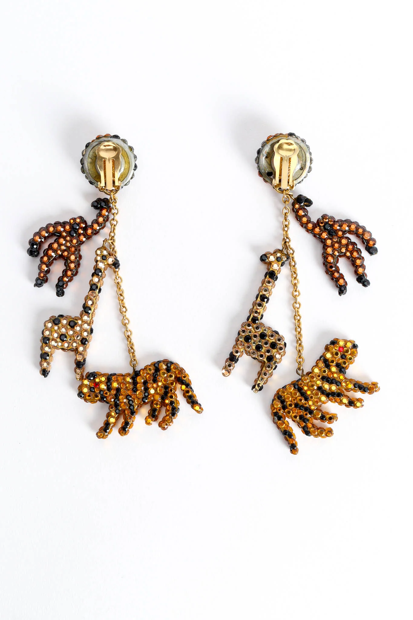 Safari Animal Rhinestone Earrings - Image 6