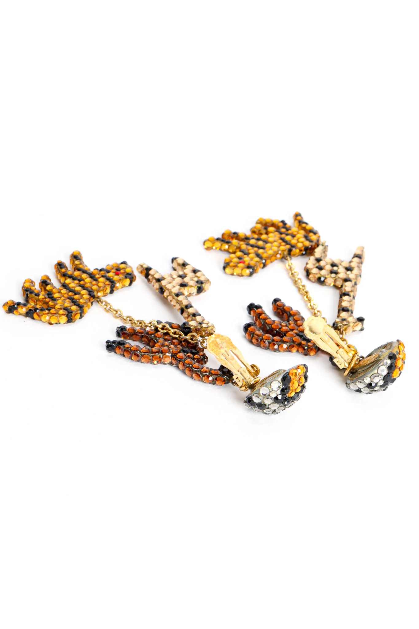 Safari Animal Rhinestone Earrings - Image 8