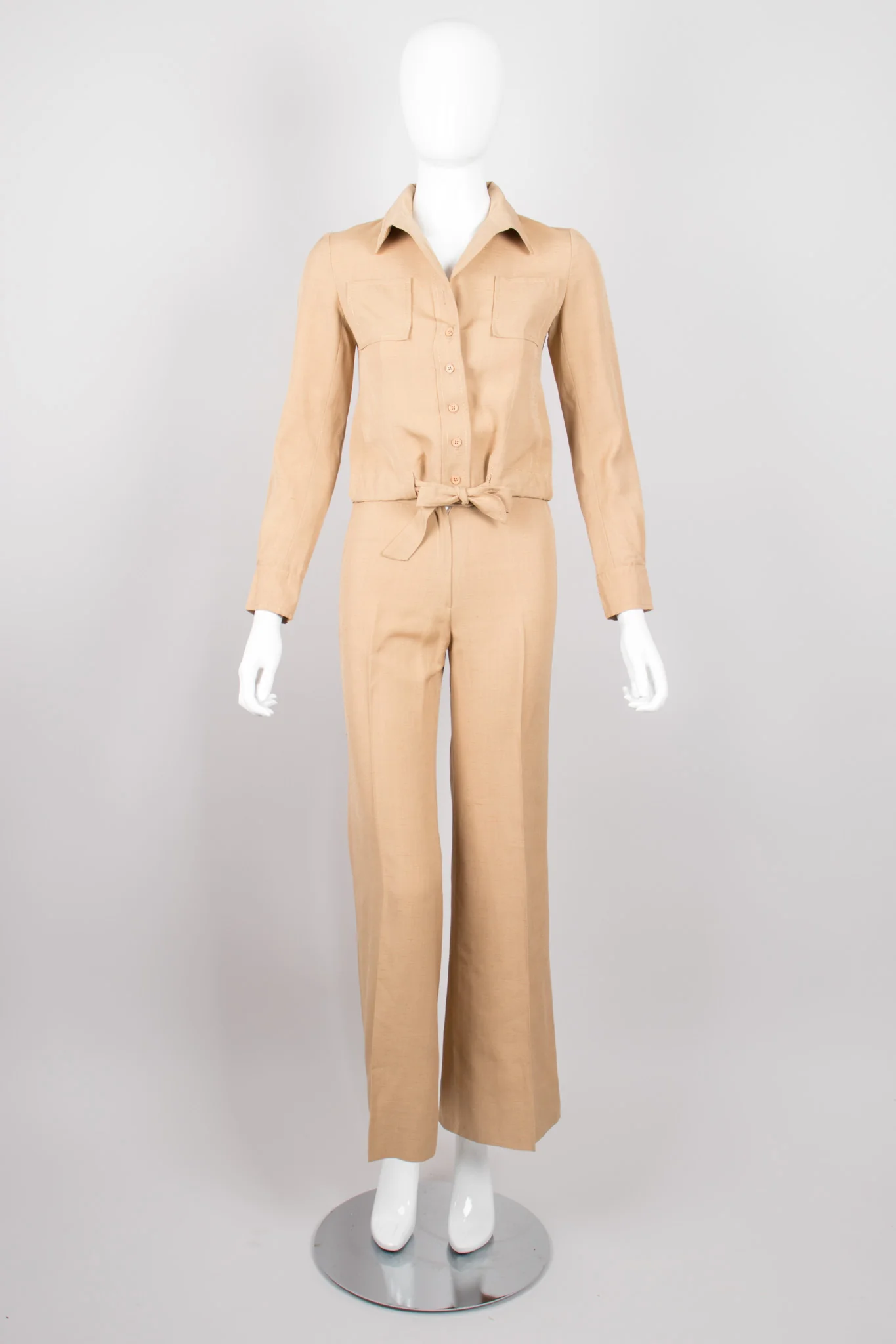 Safari Jacket & Pant Suit Set - Image 2