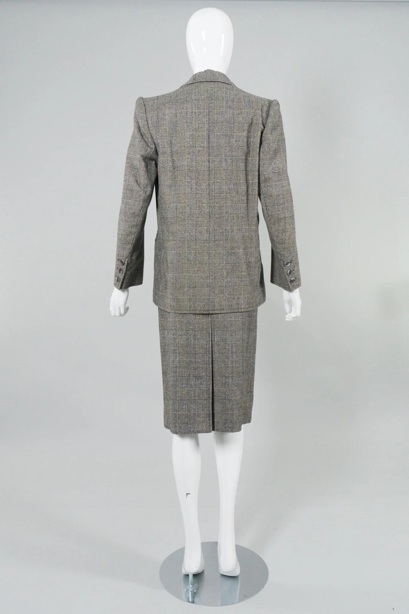Glen Plaid Jacket & Skirt Set - Image 5