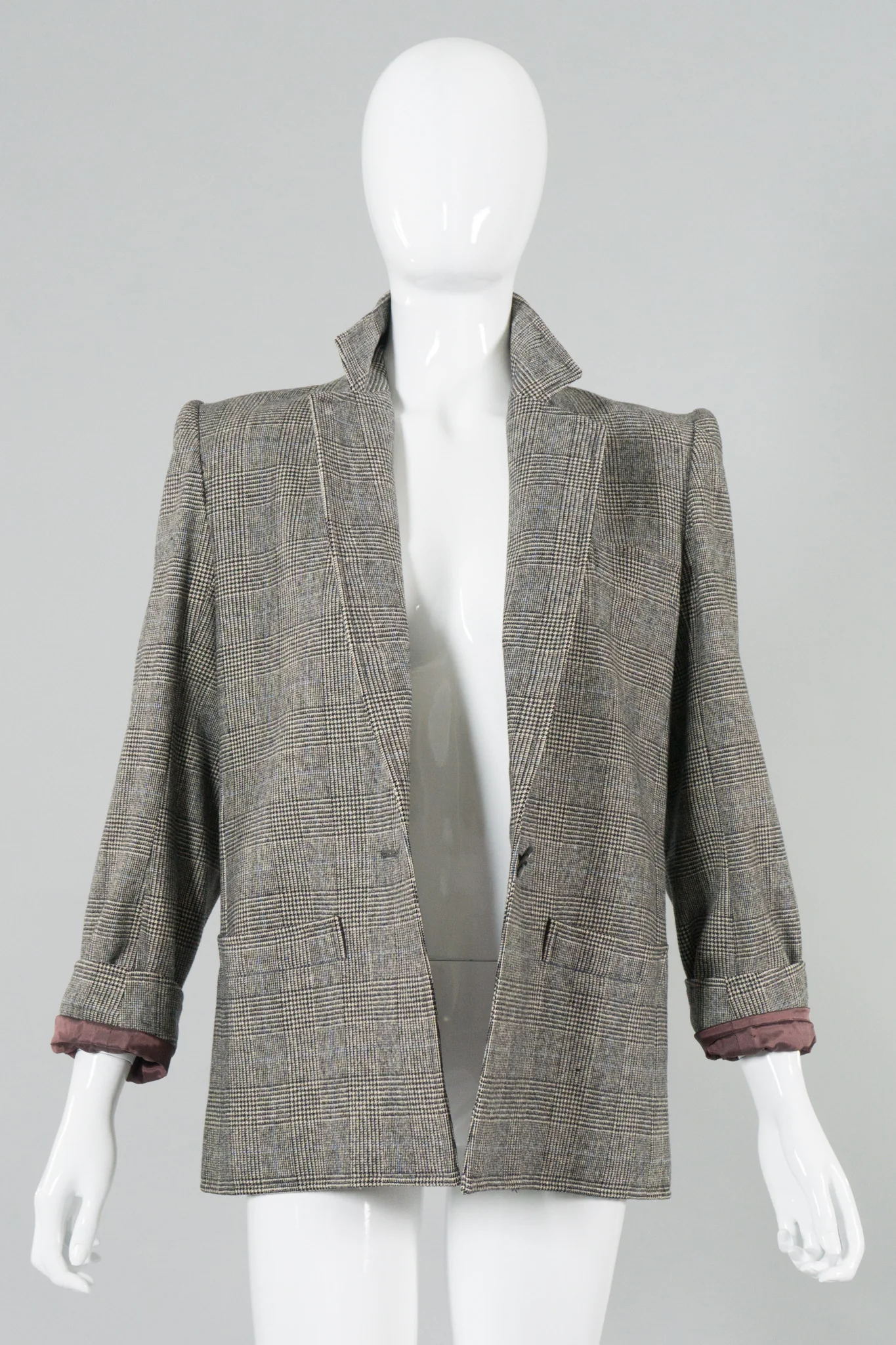 Glen Plaid Jacket & Skirt Set - Image 8