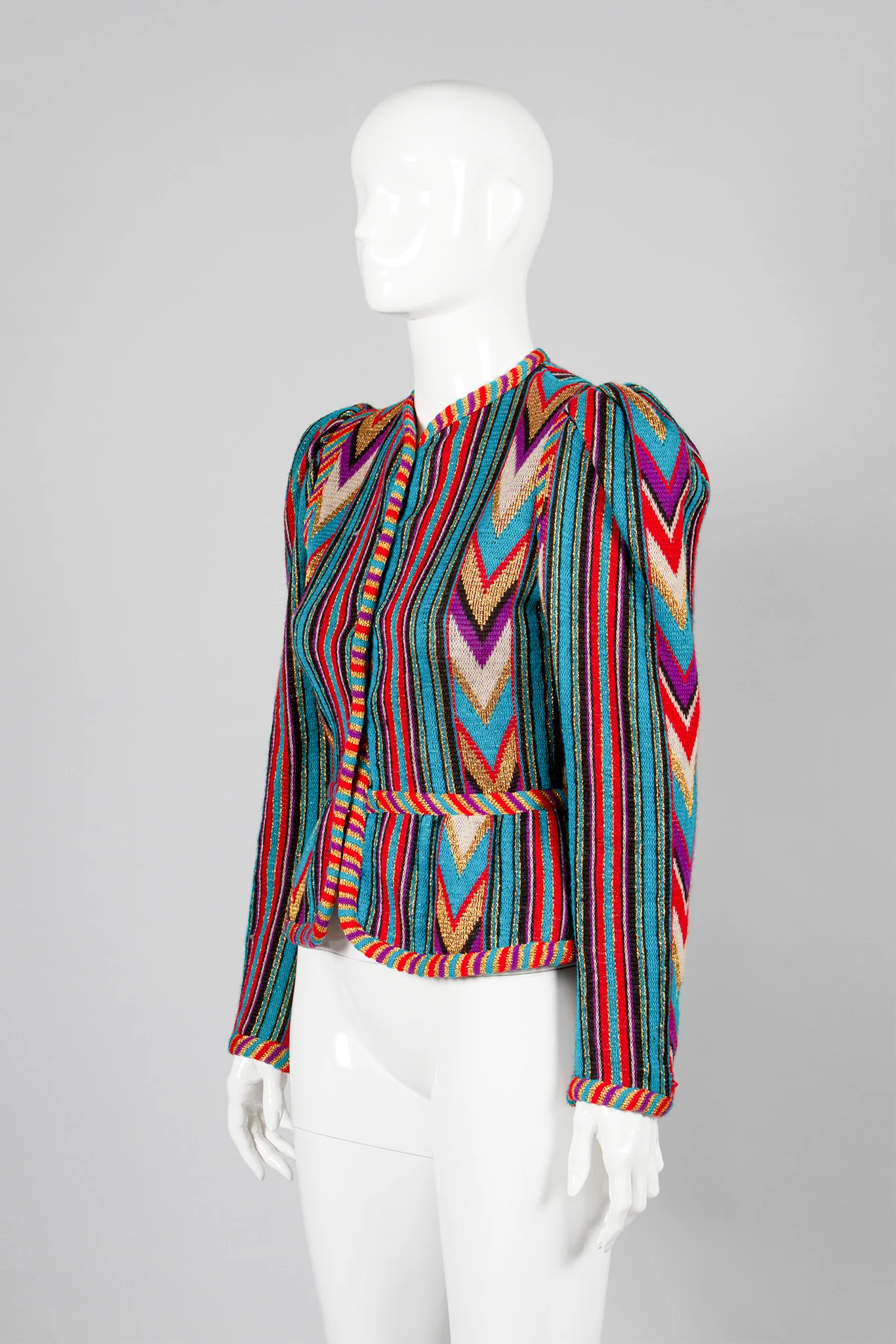 Metallic Knit Jacket - Image 2