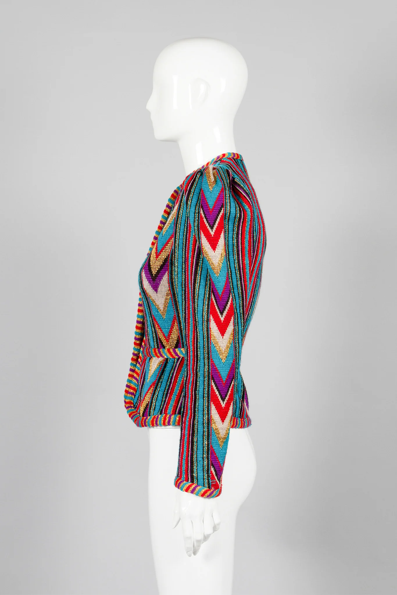 Metallic Knit Jacket - Image 3