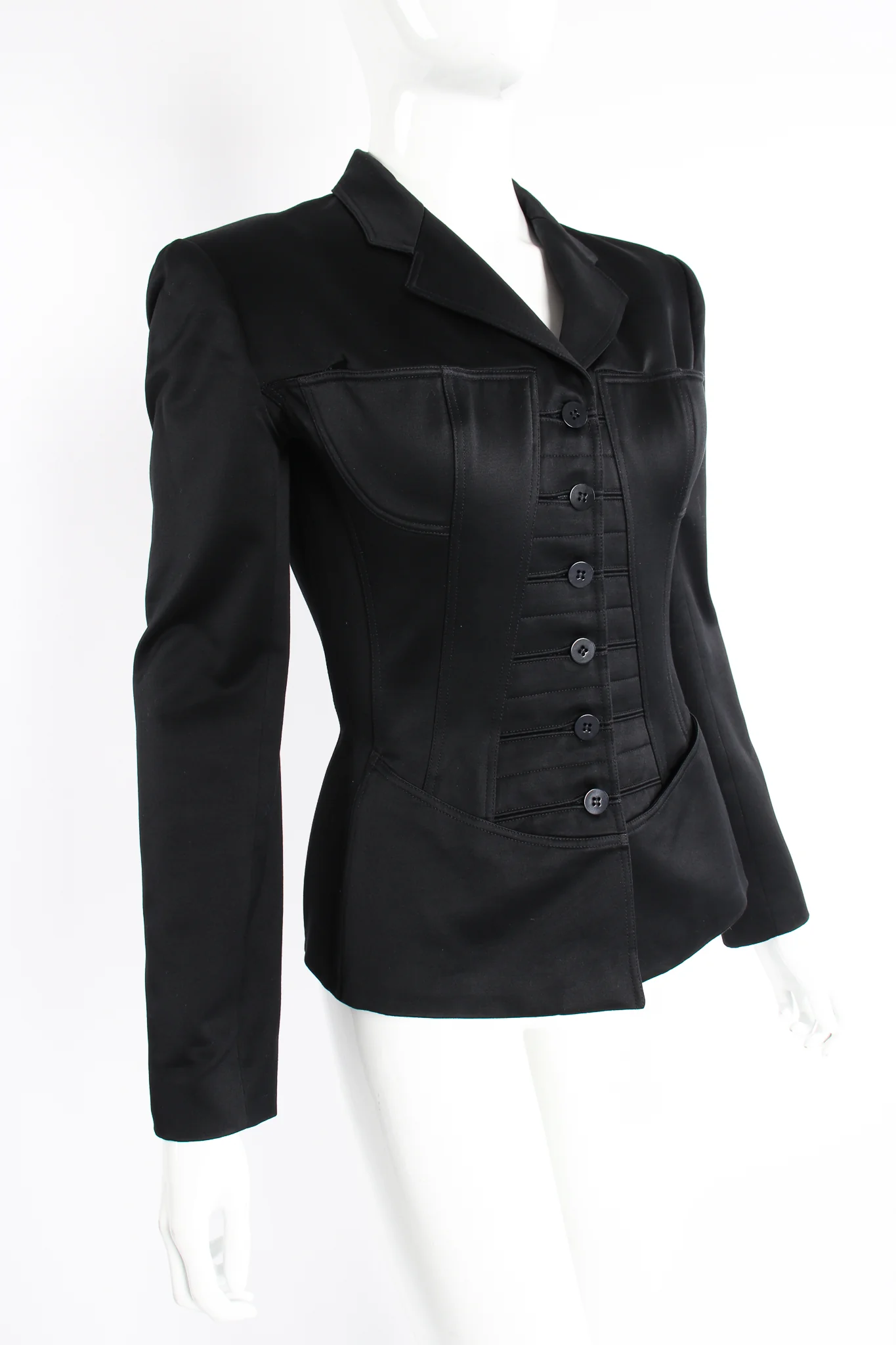 Sateen Bustier Jacket