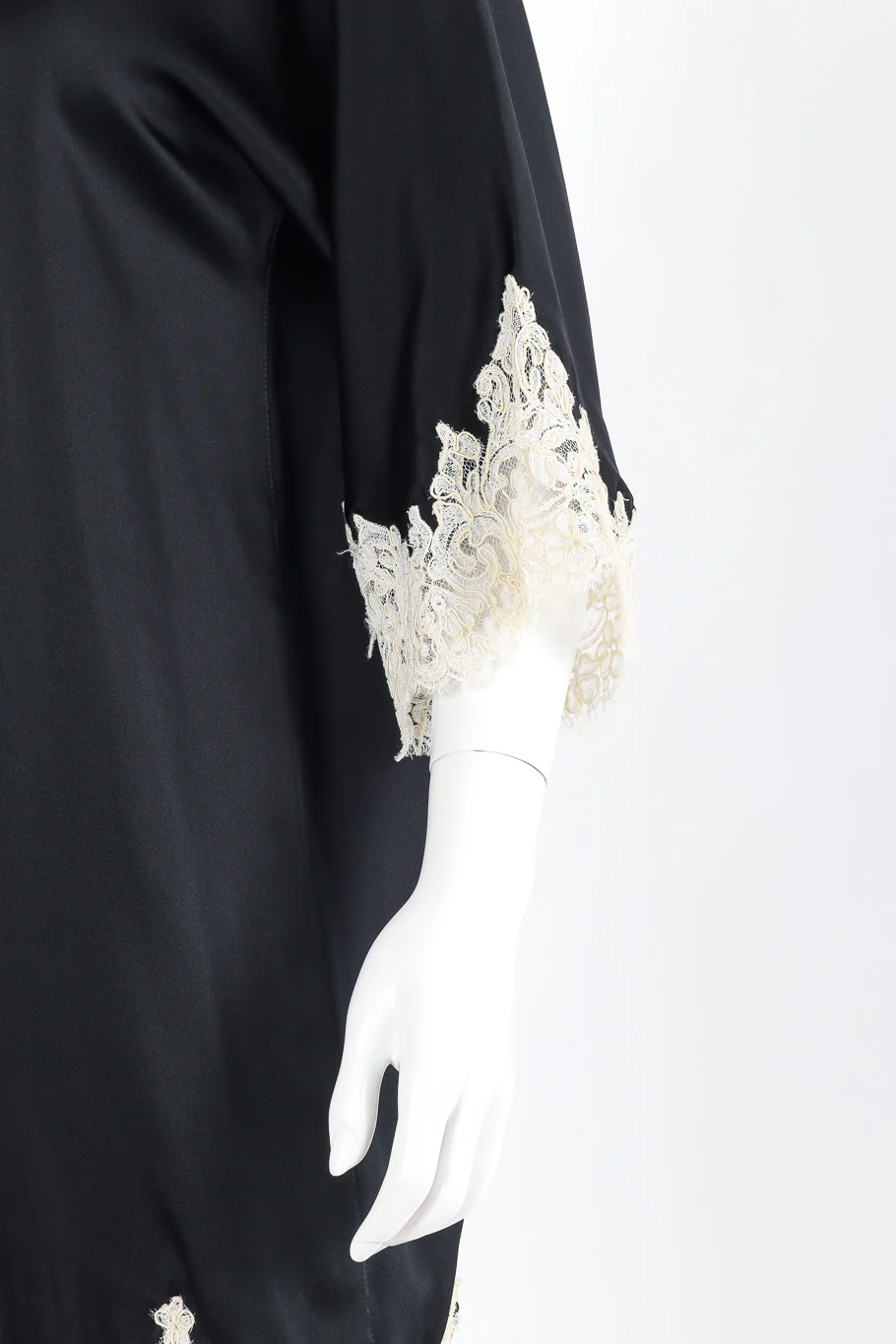Satin and Lace Shift Dress - Image 5