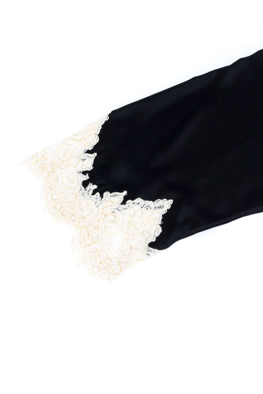 Satin and Lace Shift Dress - Image 8