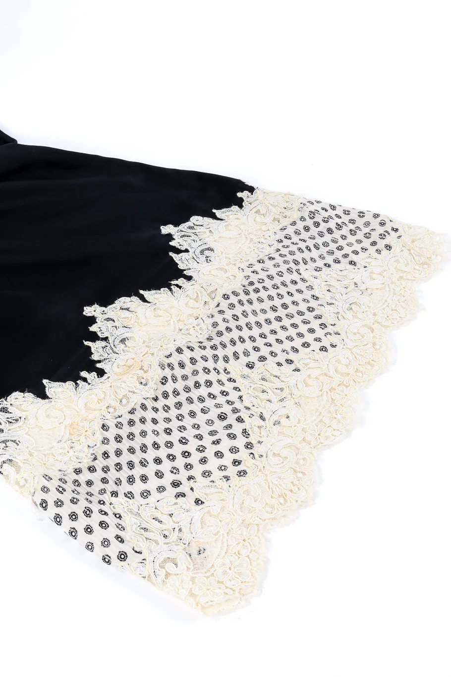 Satin and Lace Shift Dress - Image 9