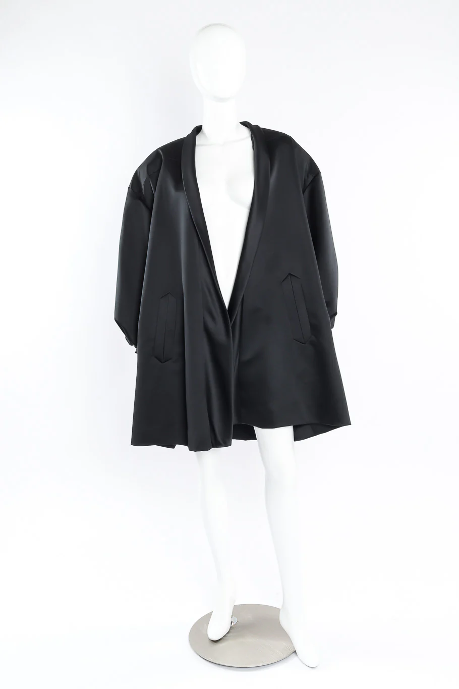 Satin Balloon Sleeve Jacket - Image 2