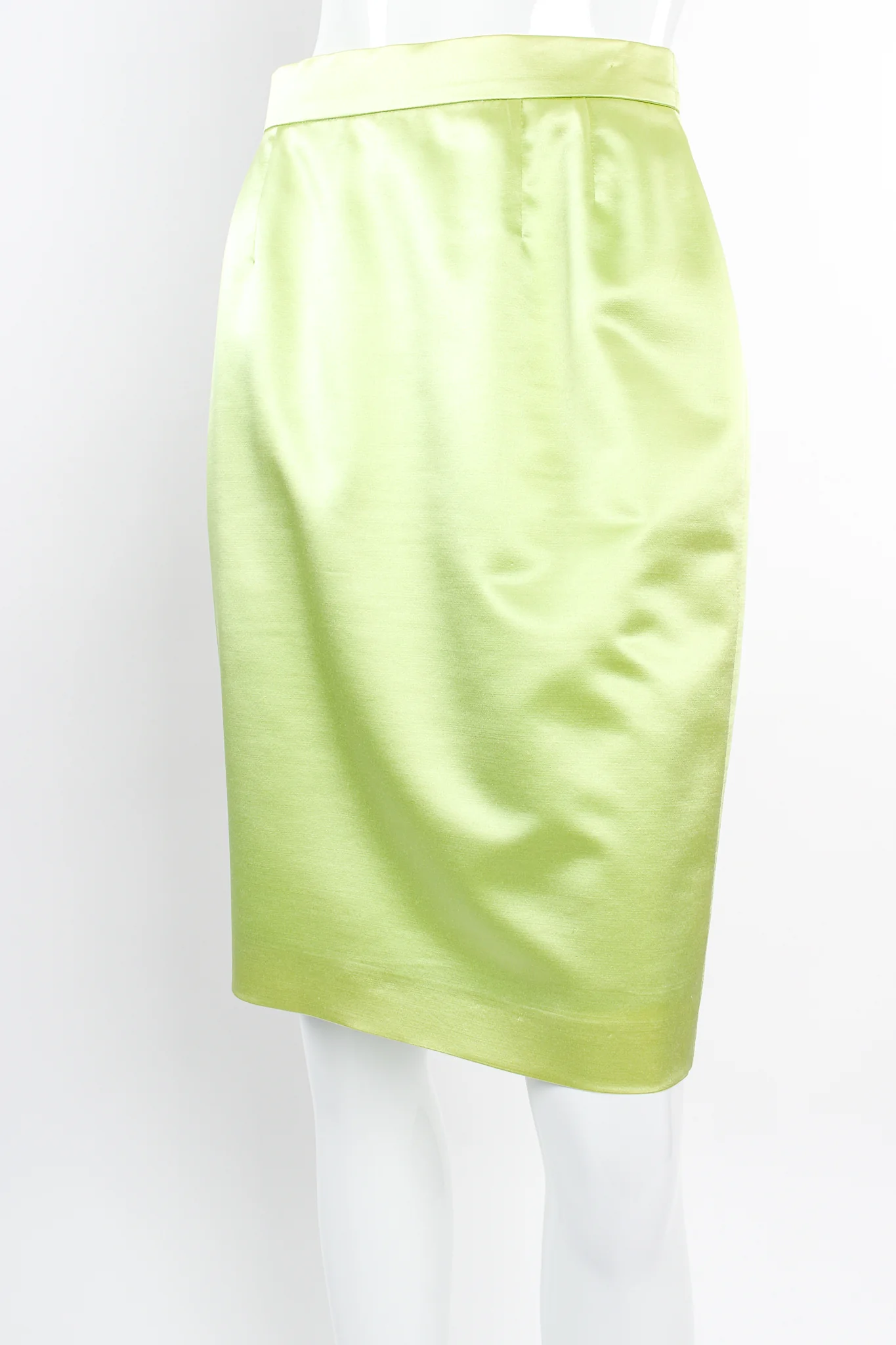 Satin Double Breasted Skirt Suit - Image 19