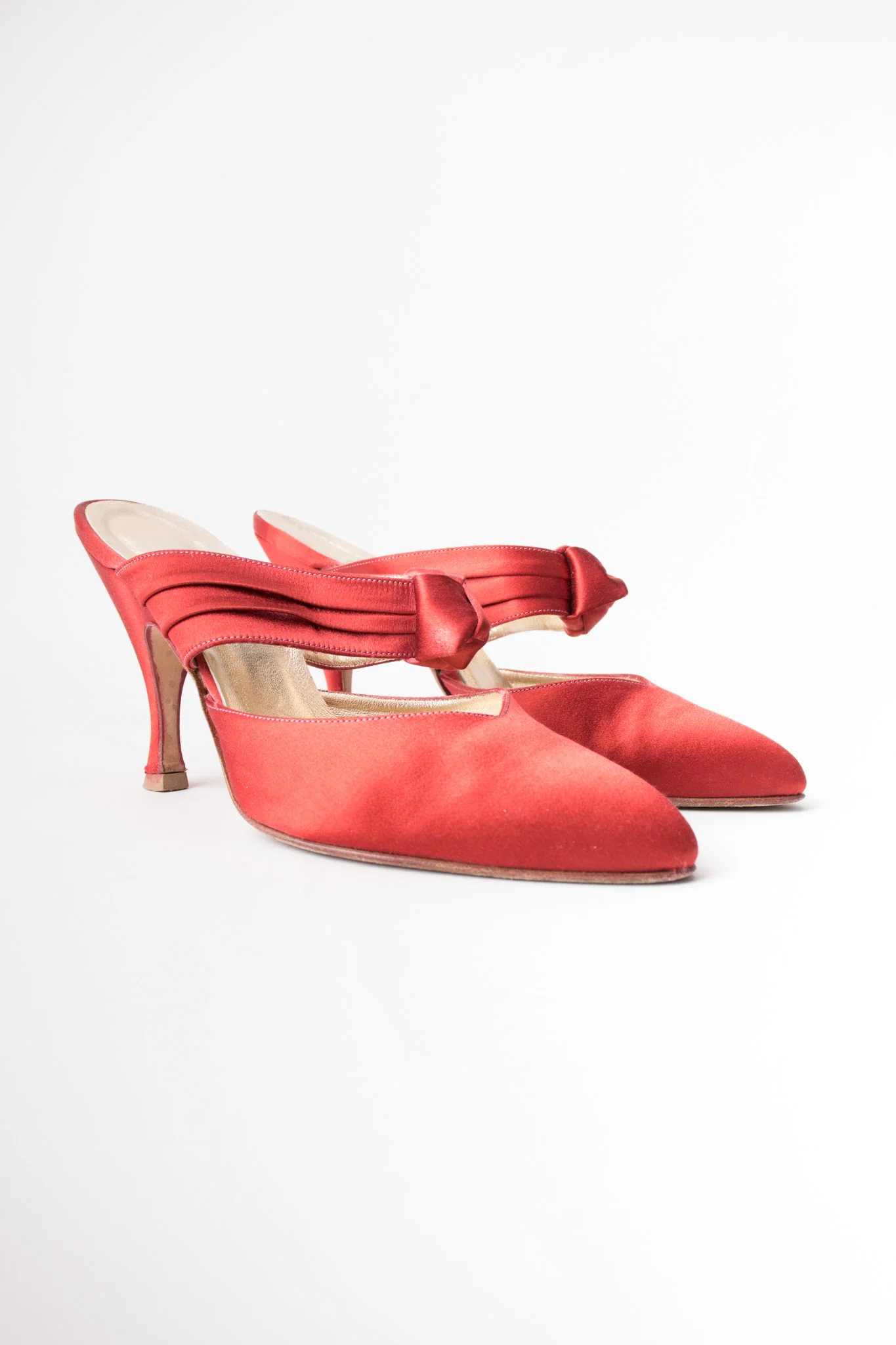 Satin Knot Mules - Image 11