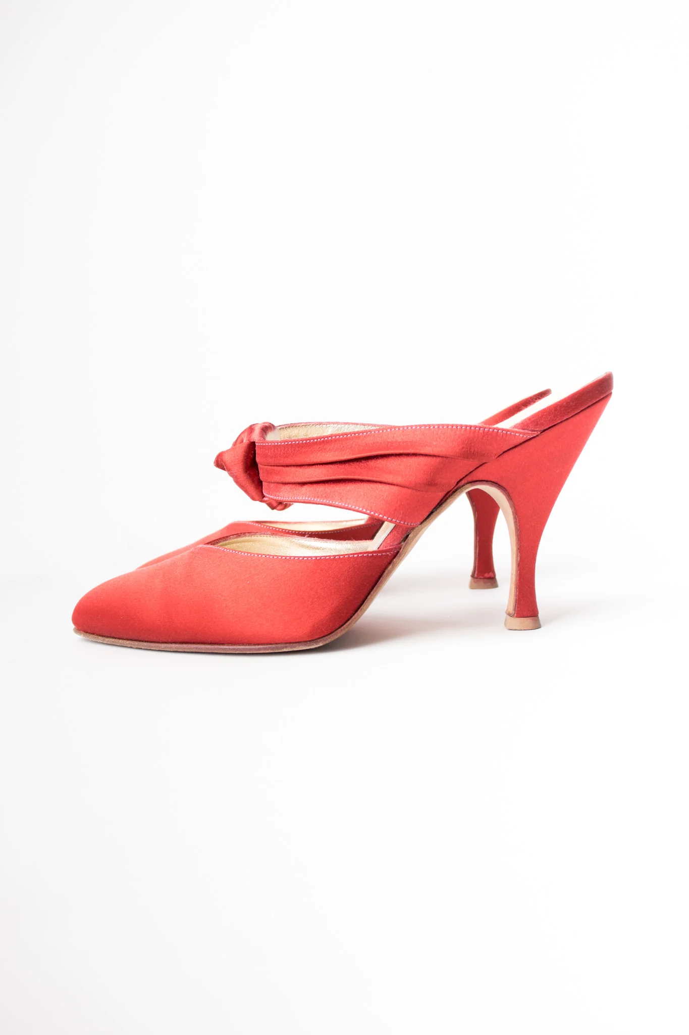 Satin Knot Mules - Image 6