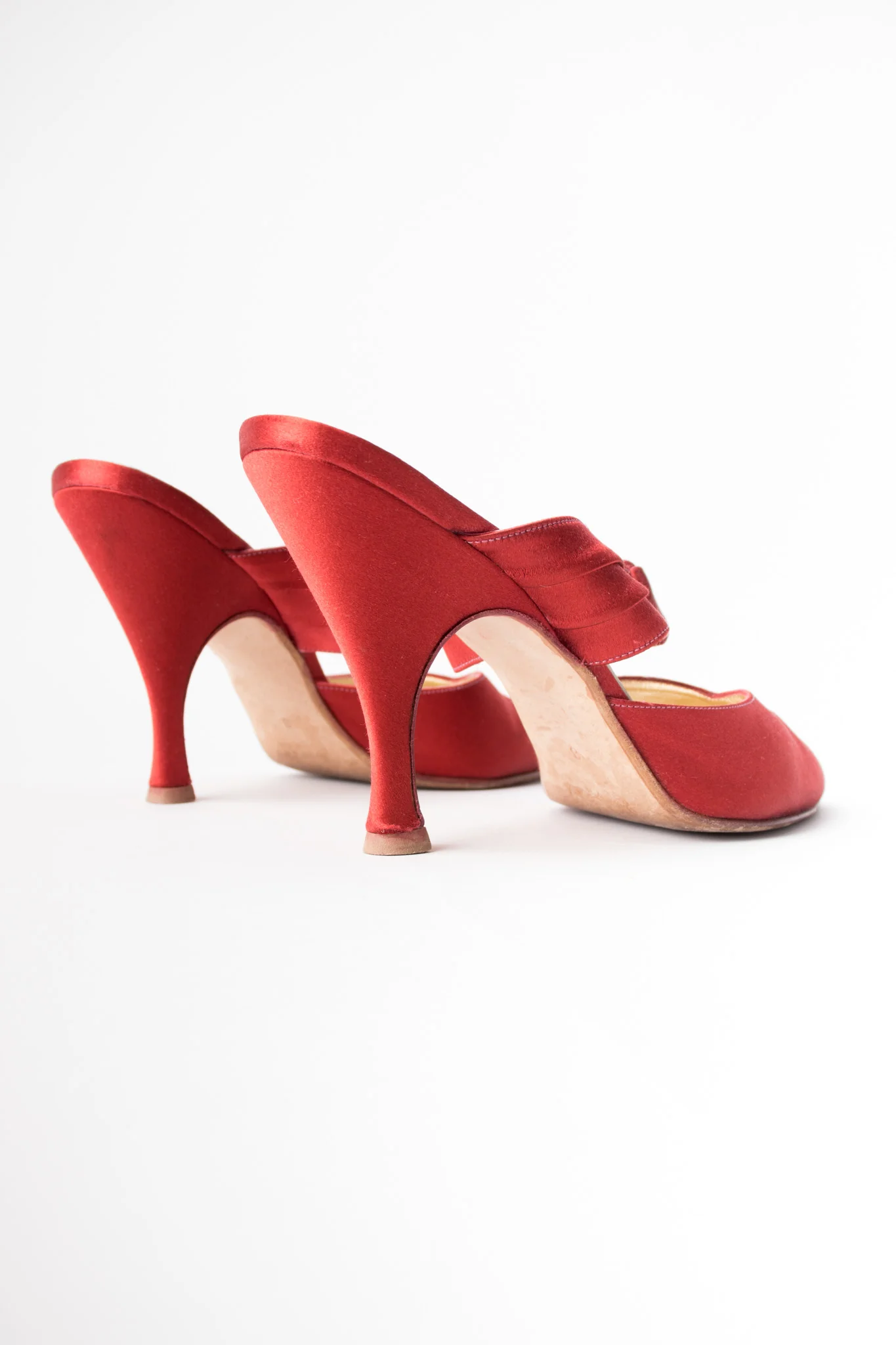 Satin Knot Mules - Image 9