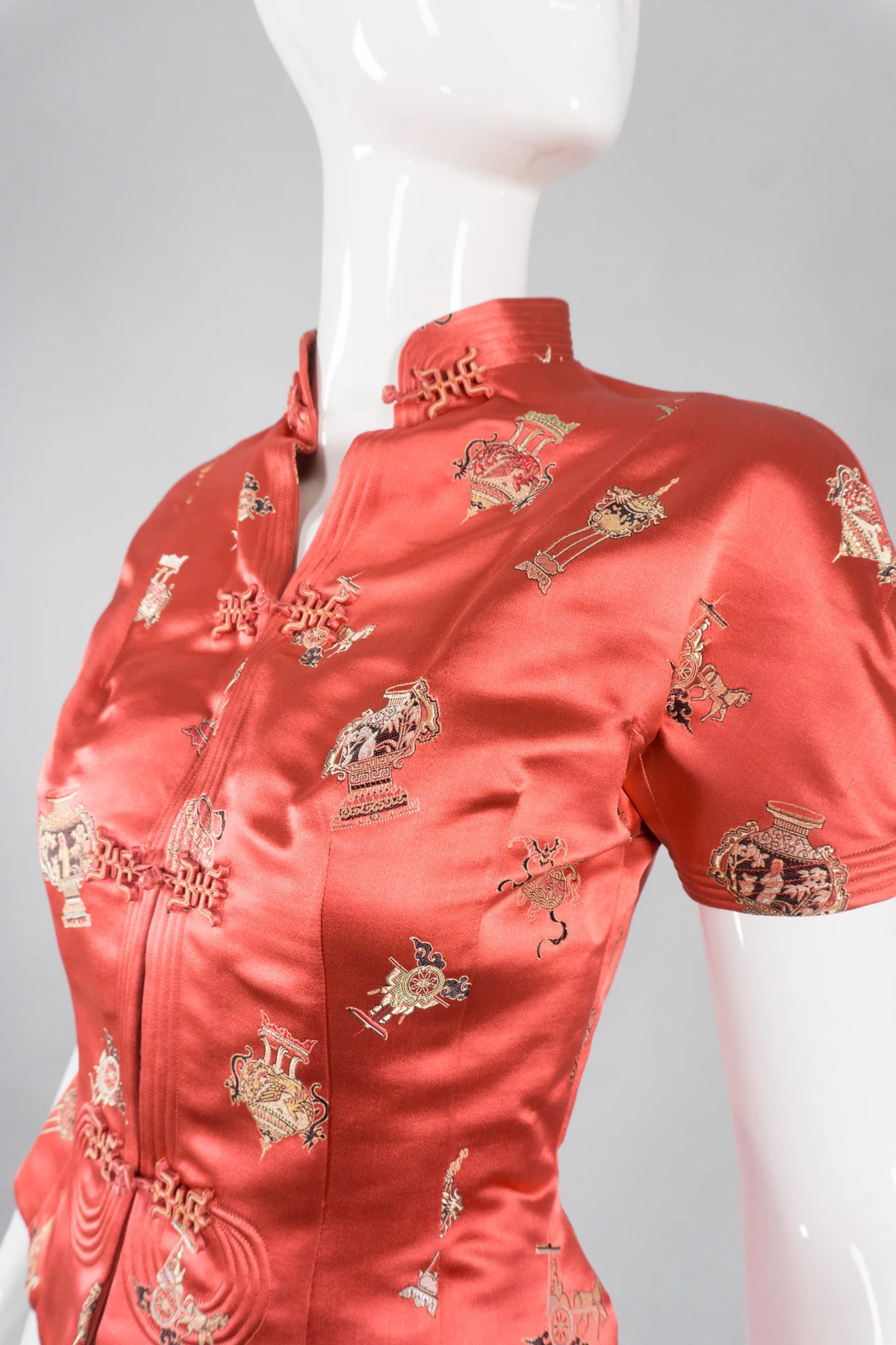 Satin Mandarin Jacket - Image 2