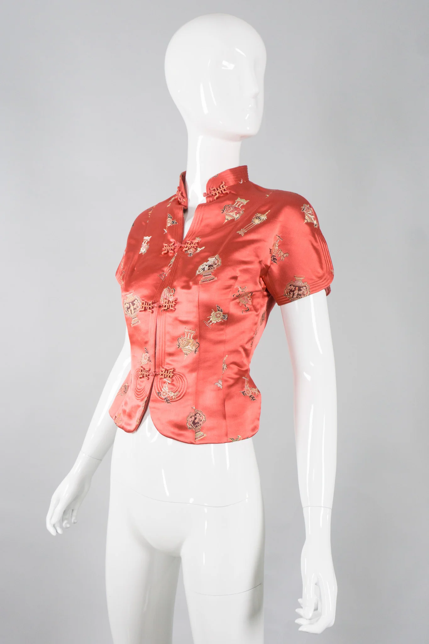 Satin Mandarin Jacket - Image 3