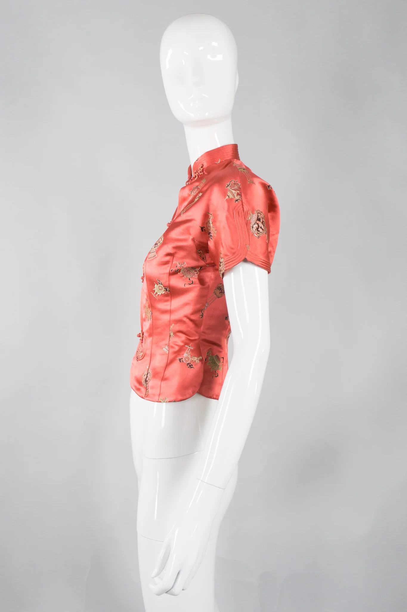 Satin Mandarin Jacket - Image 4