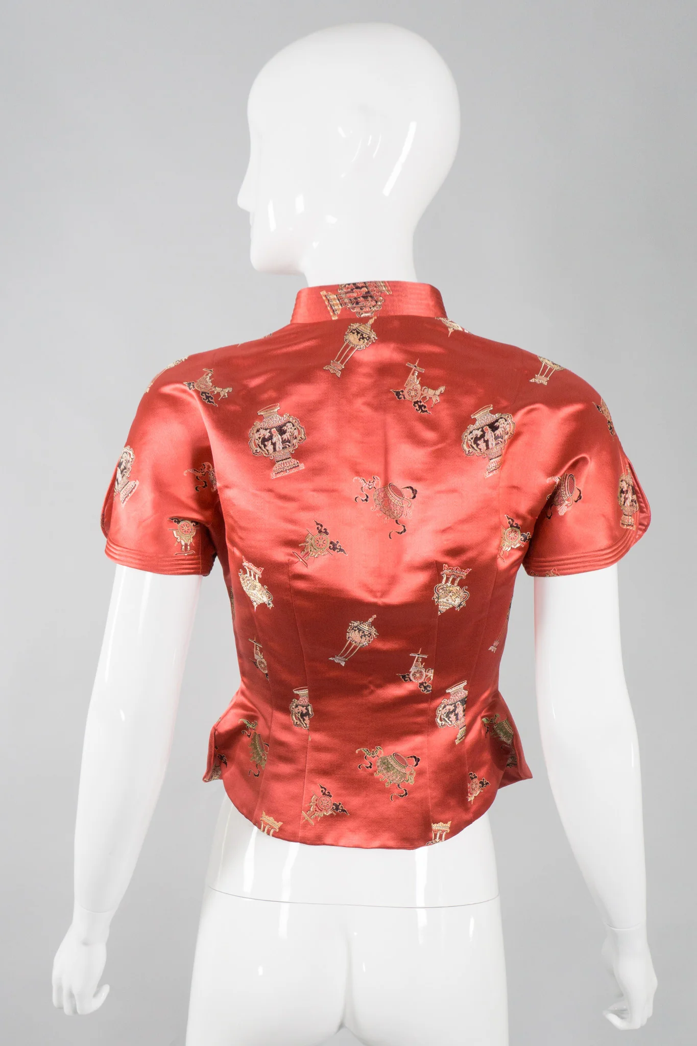 Satin Mandarin Jacket - Image 6