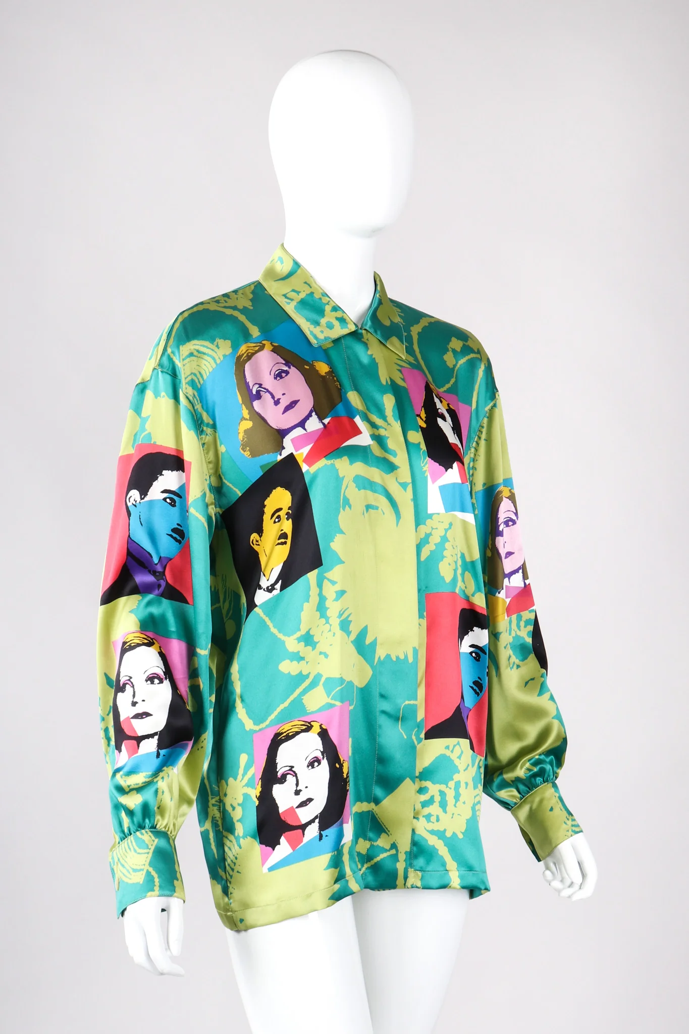 Satin Pop Art Shirt - Image 2