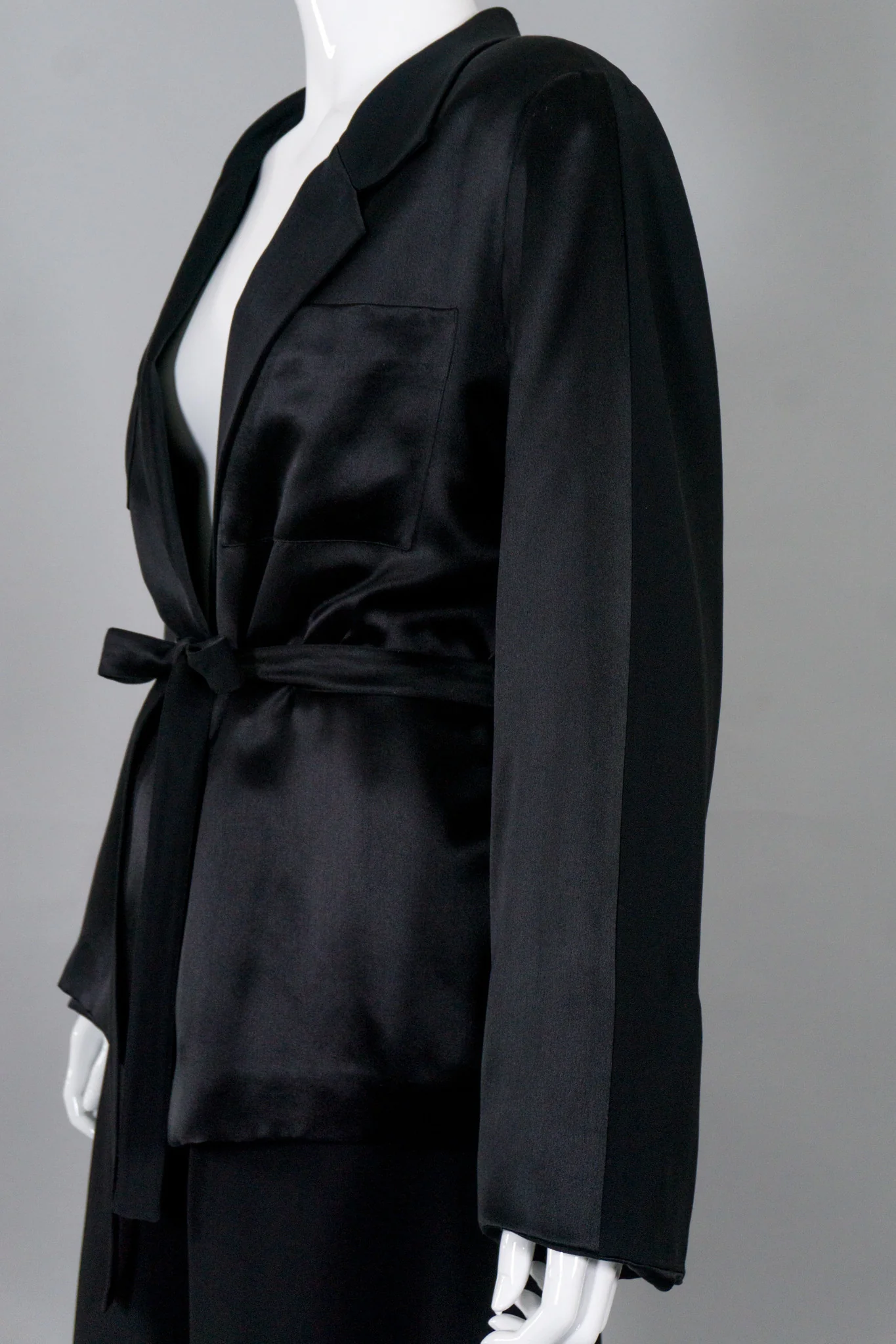 Satin Smoking Jacket & Pant - Image 8