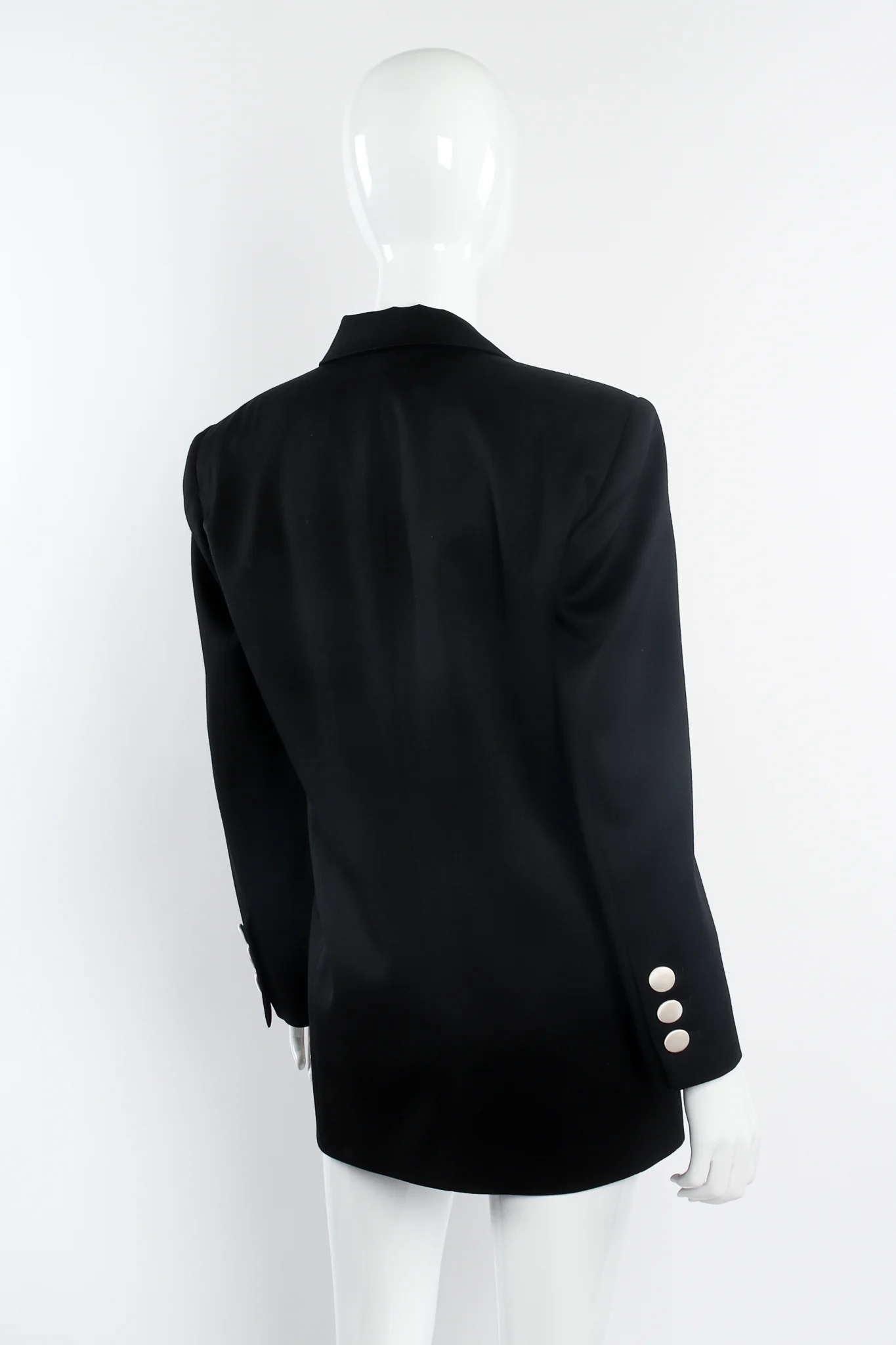 Satin Trim Tuxedo Jacket & Pant Suit - Image 16