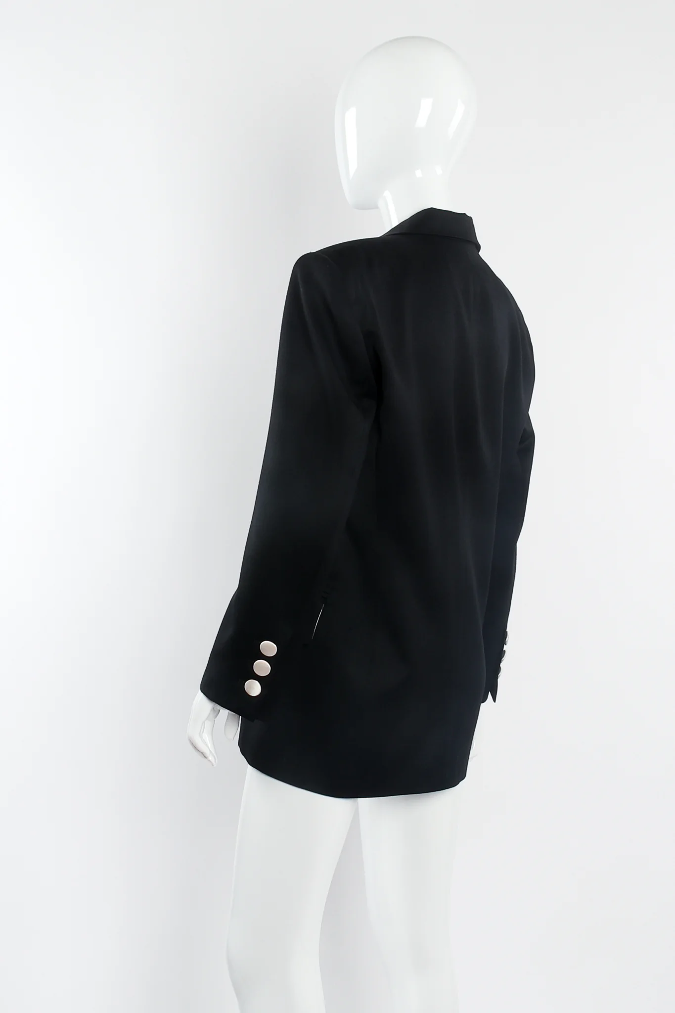 Satin Trim Tuxedo Jacket & Pant Suit - Image 17