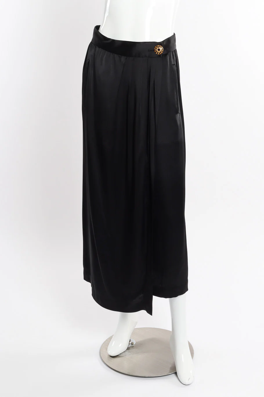 Satin Wrap Skirt