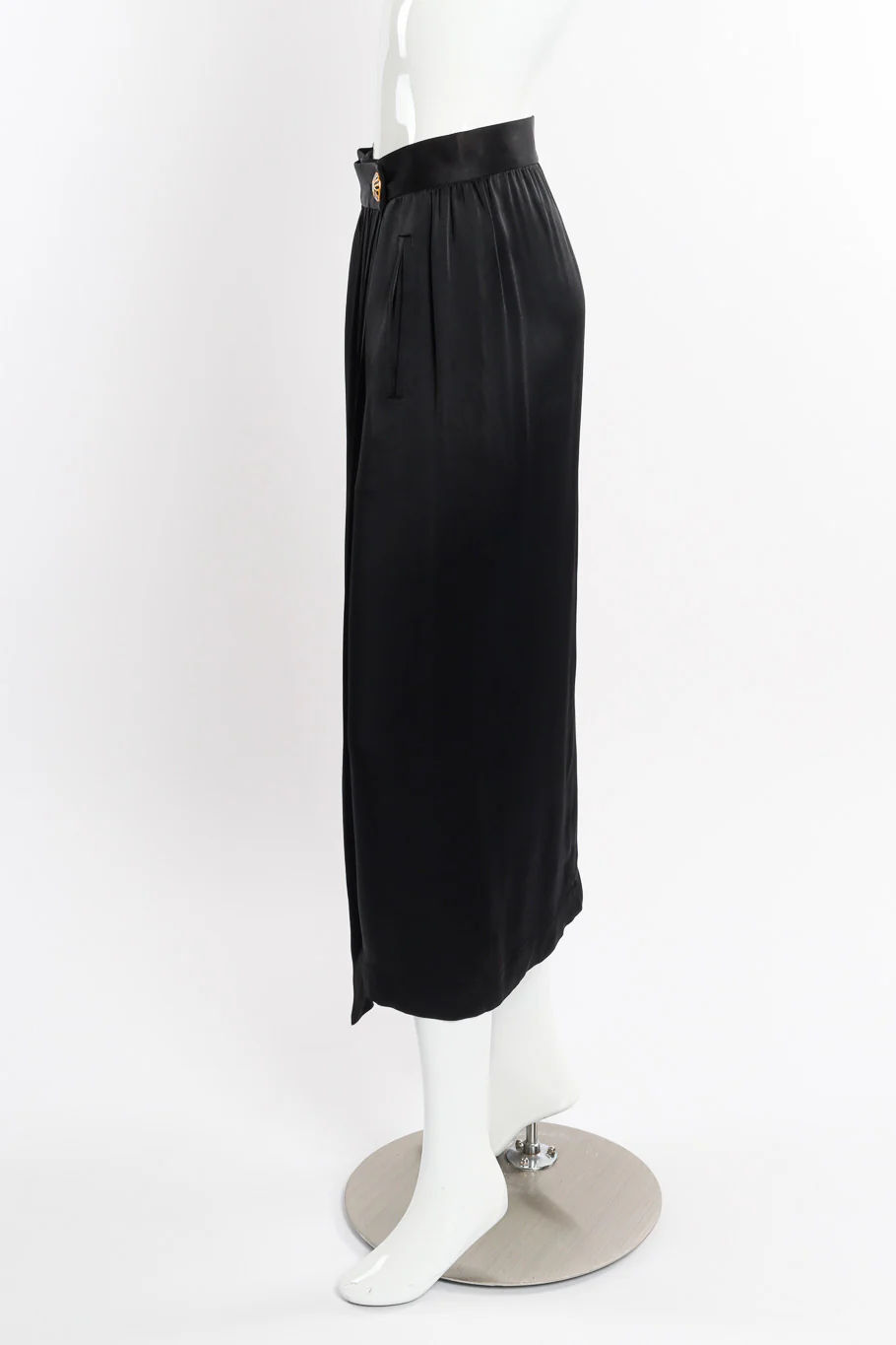 Satin Wrap Skirt - Image 2