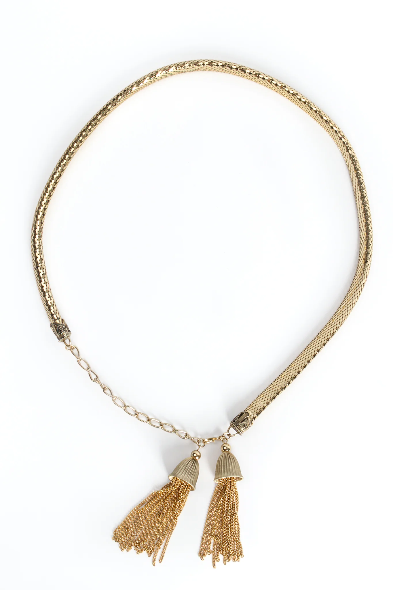 Scale Mesh Tassel Belt - Image 4