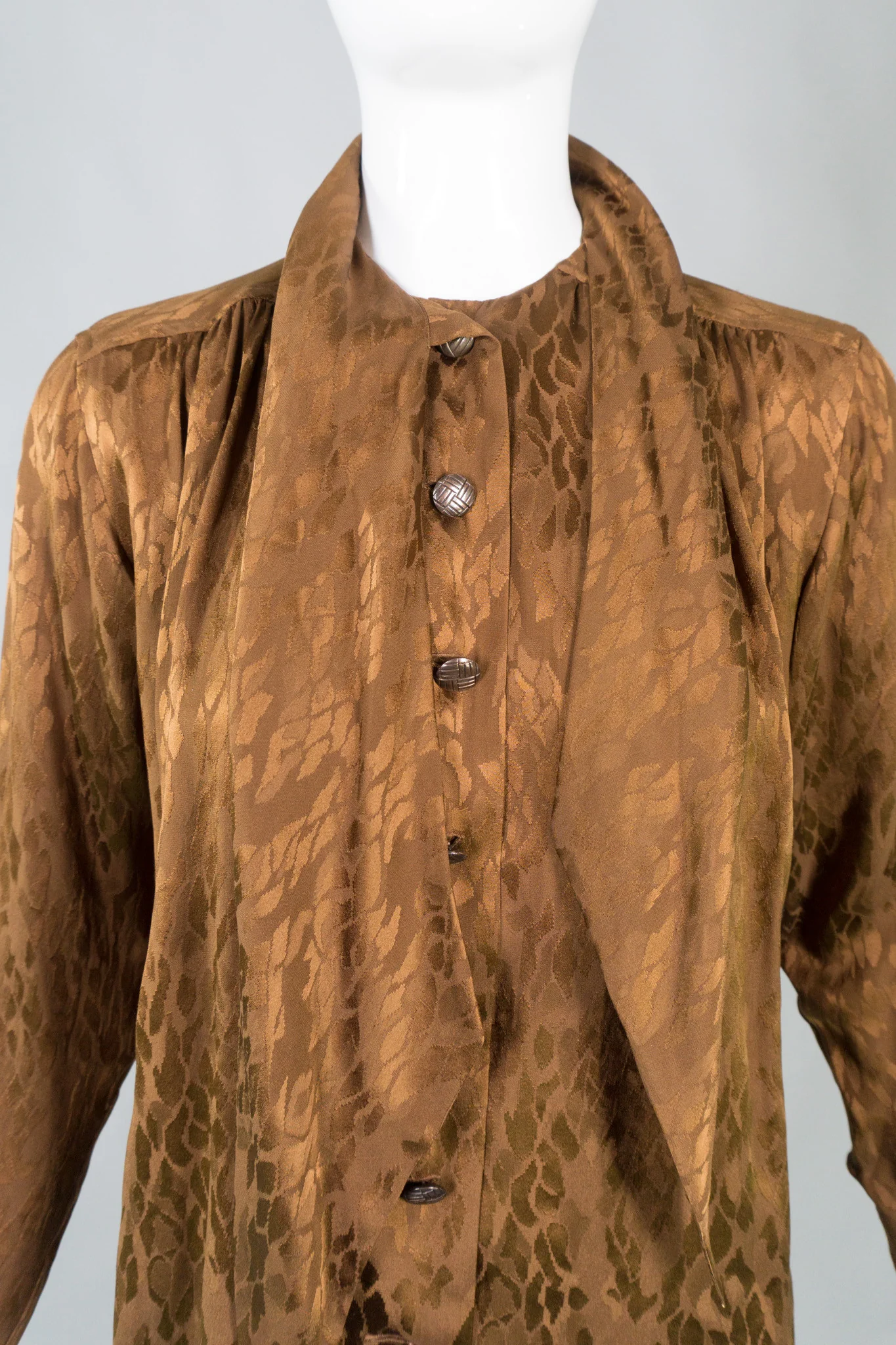 Scarf Neck Blouse - Image 10