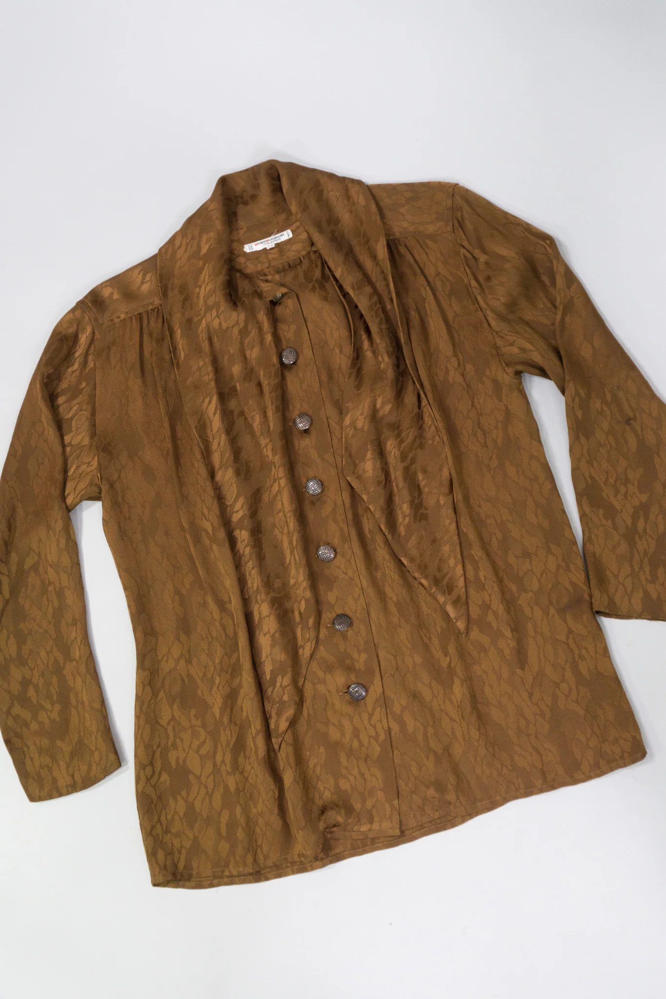 Scarf Neck Blouse - Image 12