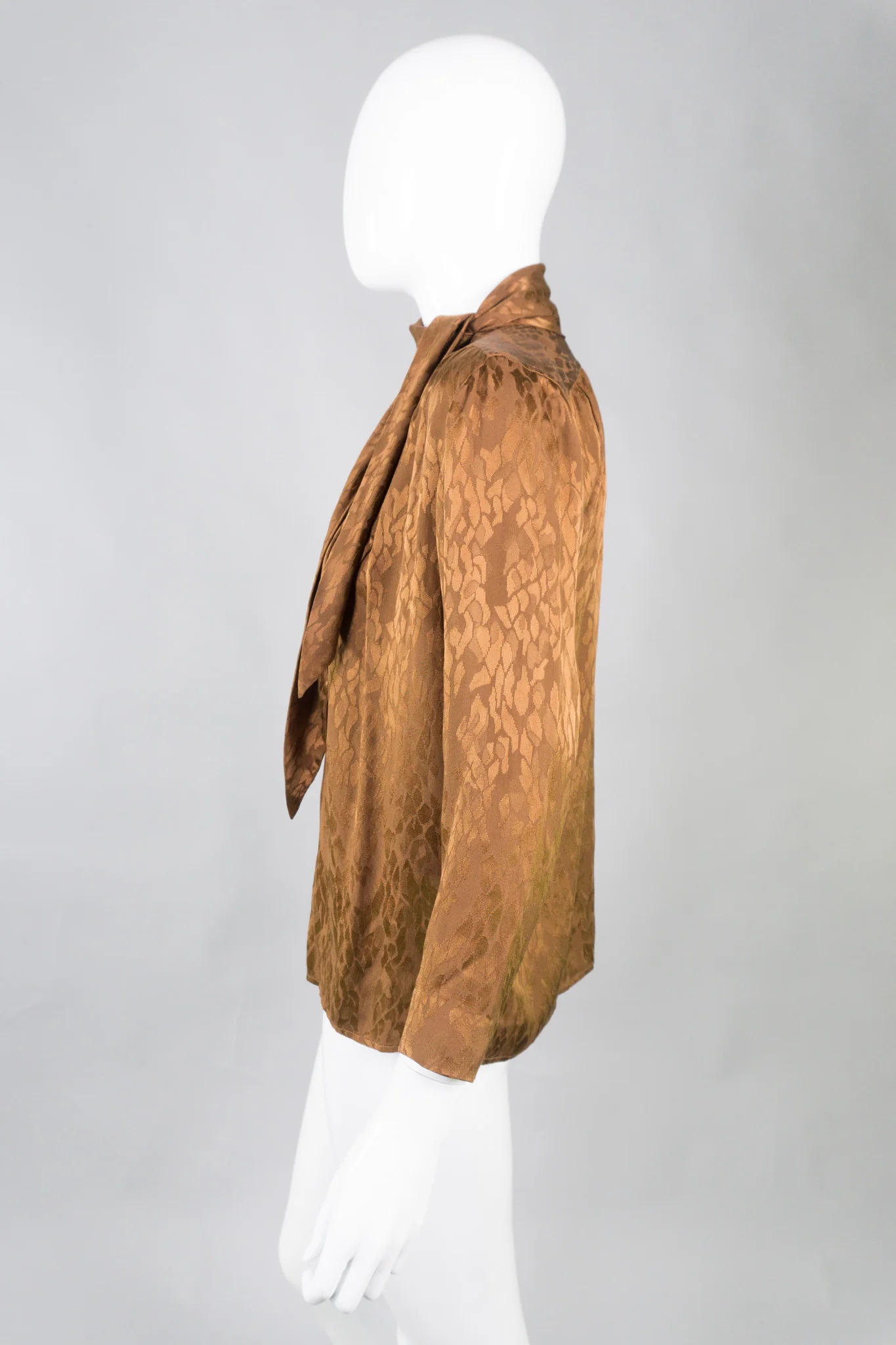 Scarf Neck Blouse - Image 4