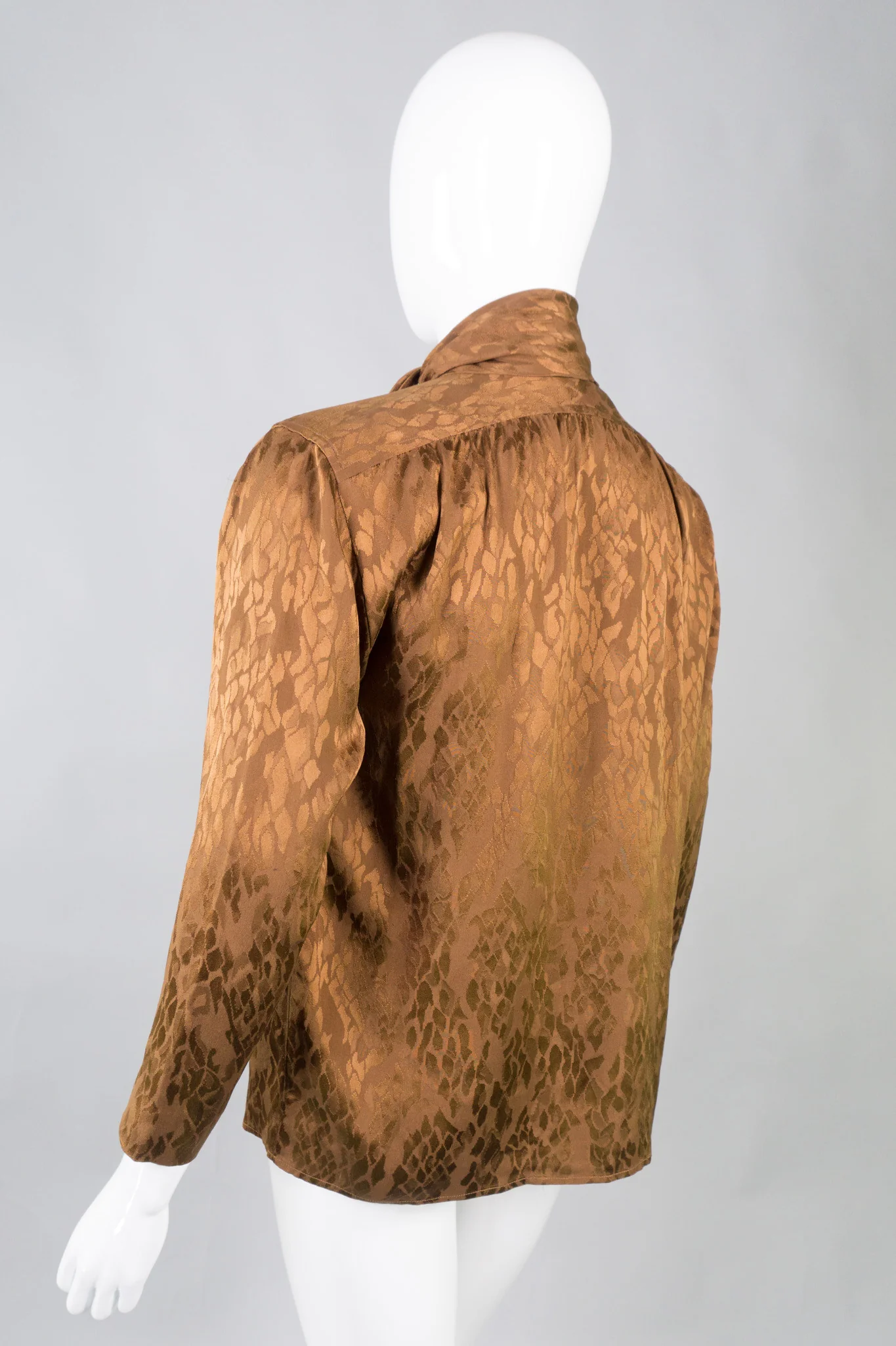 Scarf Neck Blouse - Image 5