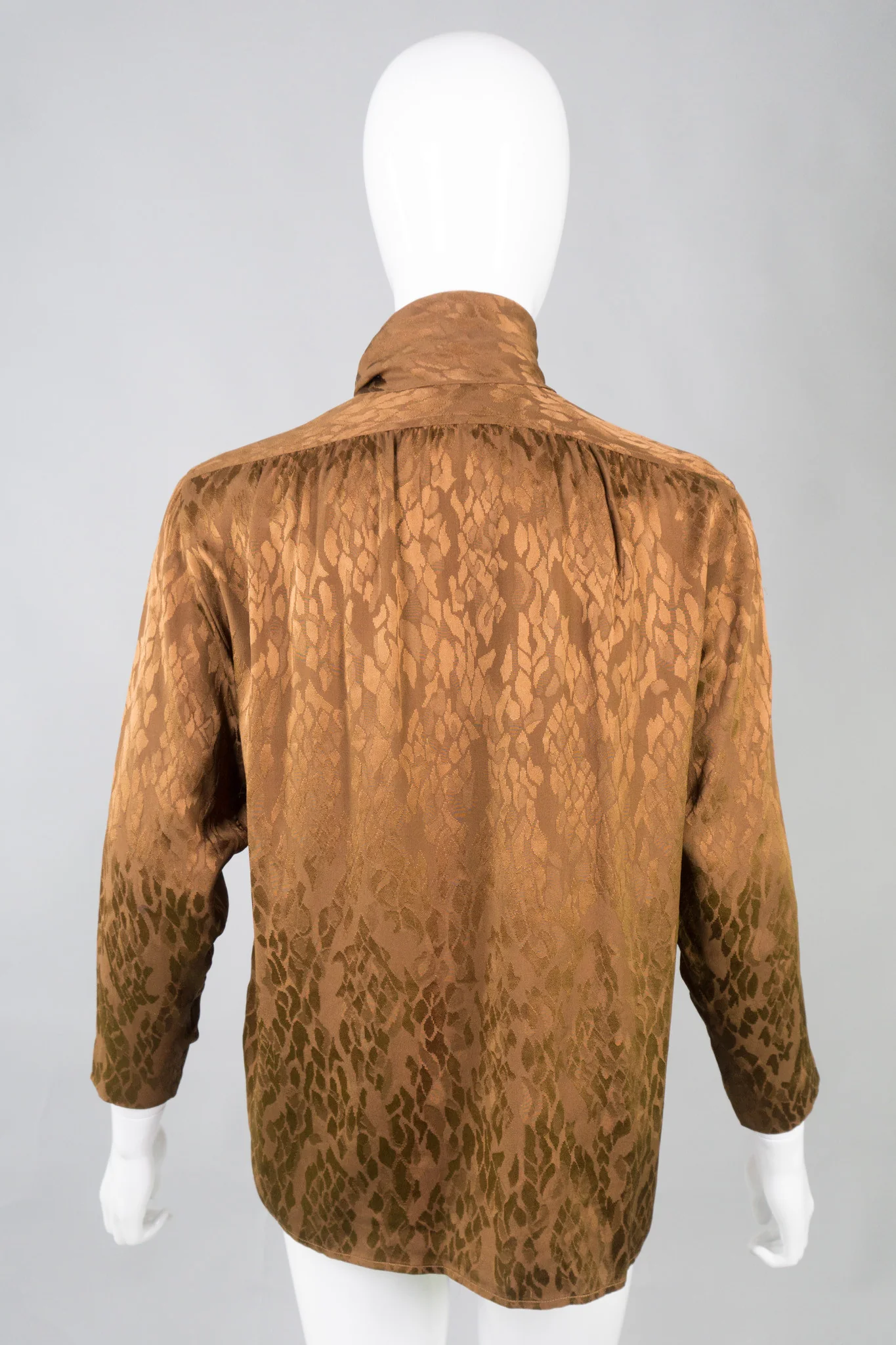 Scarf Neck Blouse - Image 6